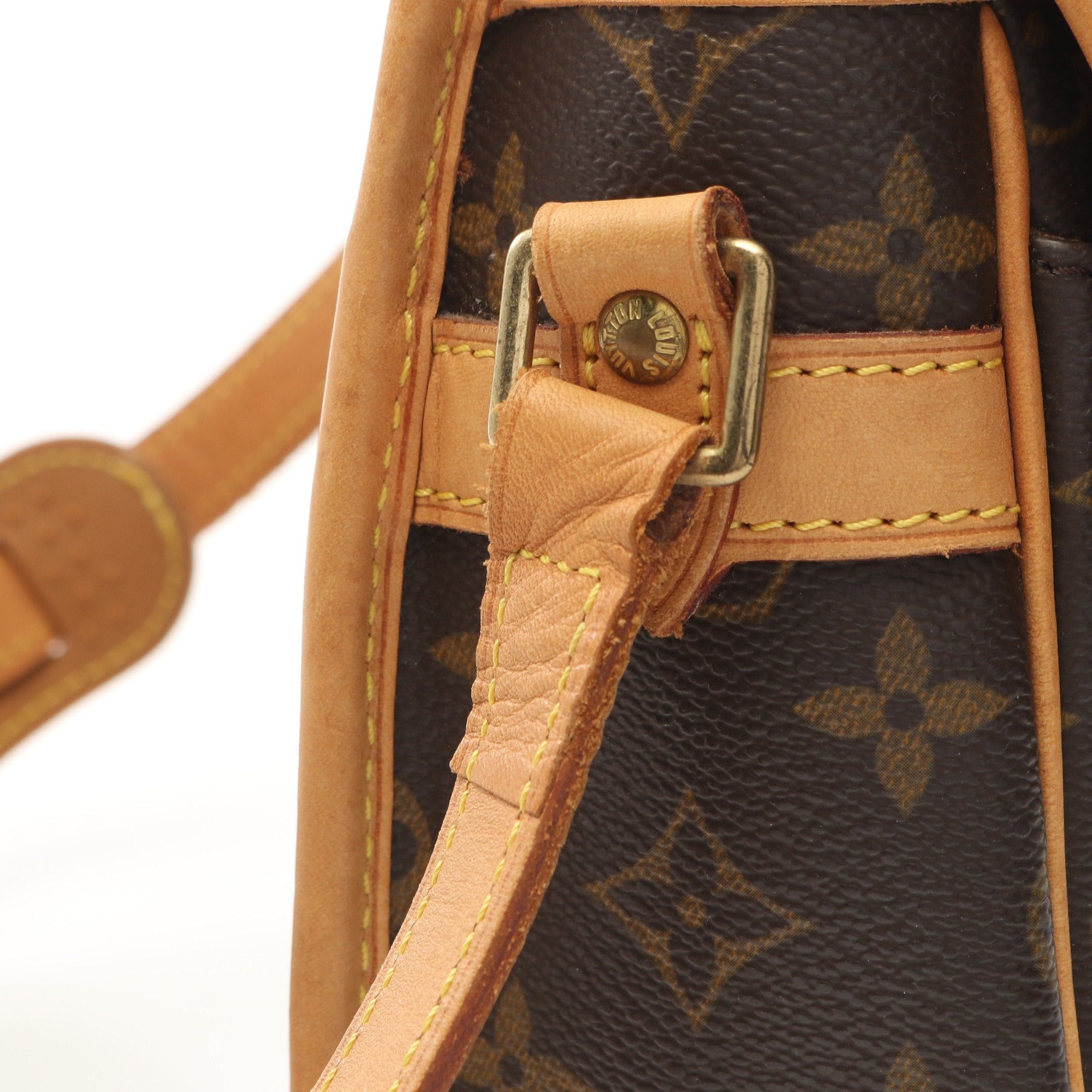 Louis Vuitton Louis Vuitton Sologne Monogram Shoulder Bag Leather Brown Size ONE SIZE - 8 Thumbnail