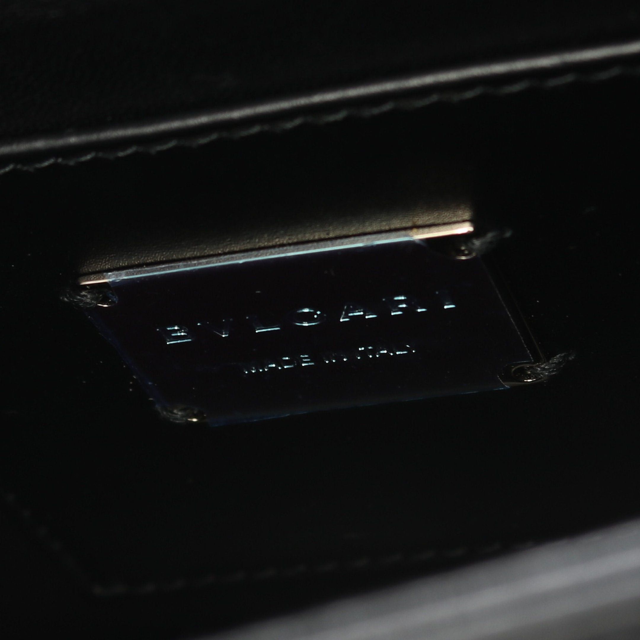 Bvlgari Bvlgari Serpenti Forever Bijou Chain Shoulder Bag Leather Black Size ONE SIZE - 4 Thumbnail