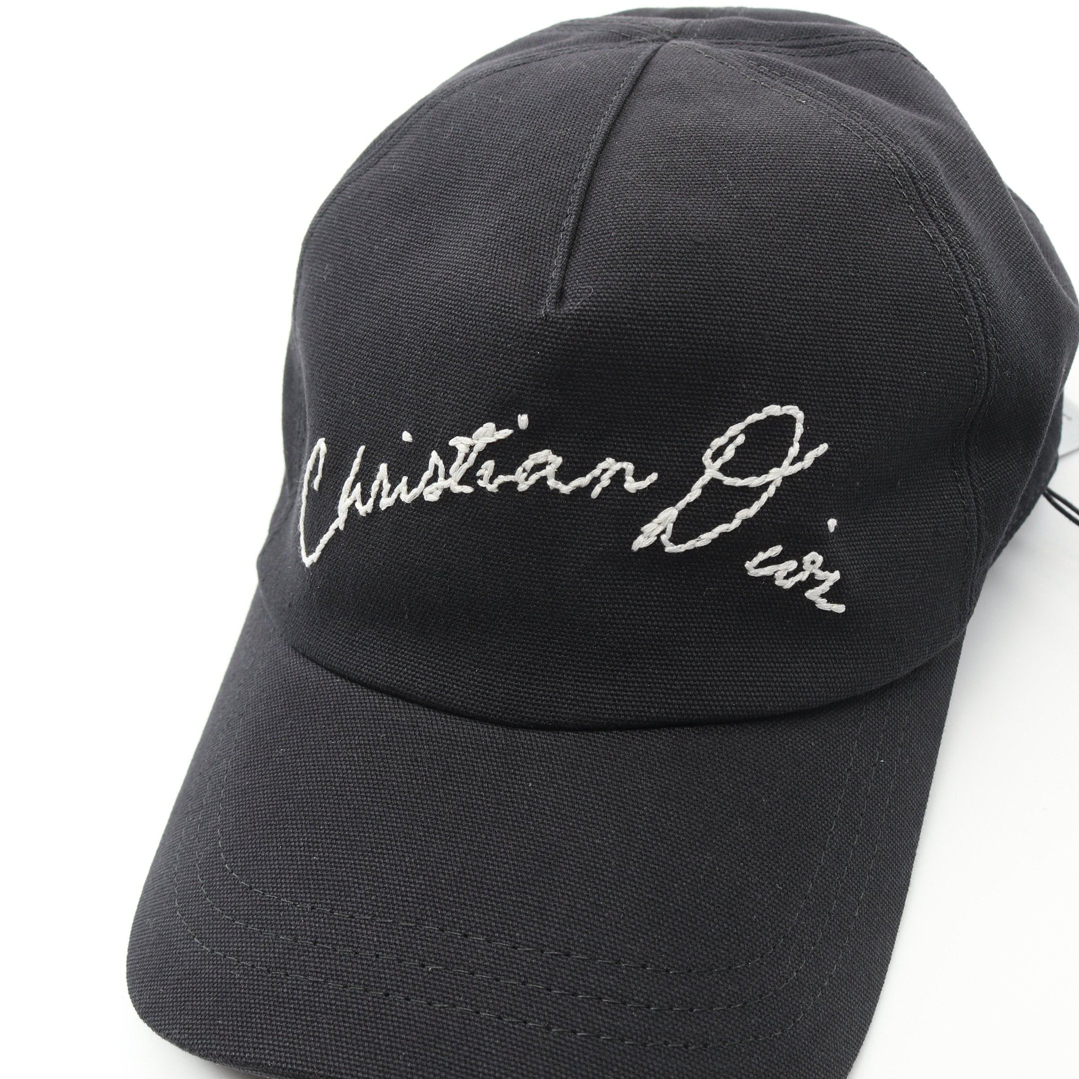 Dior Dior Baseball Cap Logo Canvas Black Size ONE SIZE - 6 Thumbnail