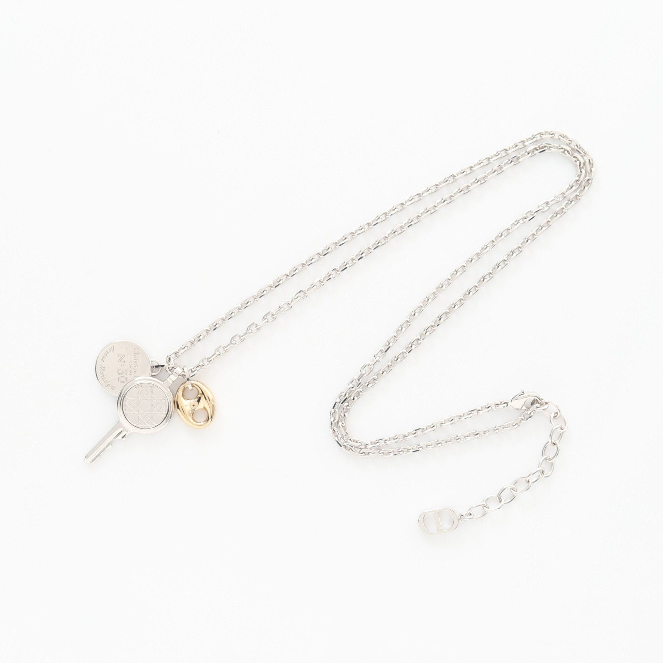 Dior Dior Necklace Gp Silver Gold Size ONE SIZE - 3 Thumbnail