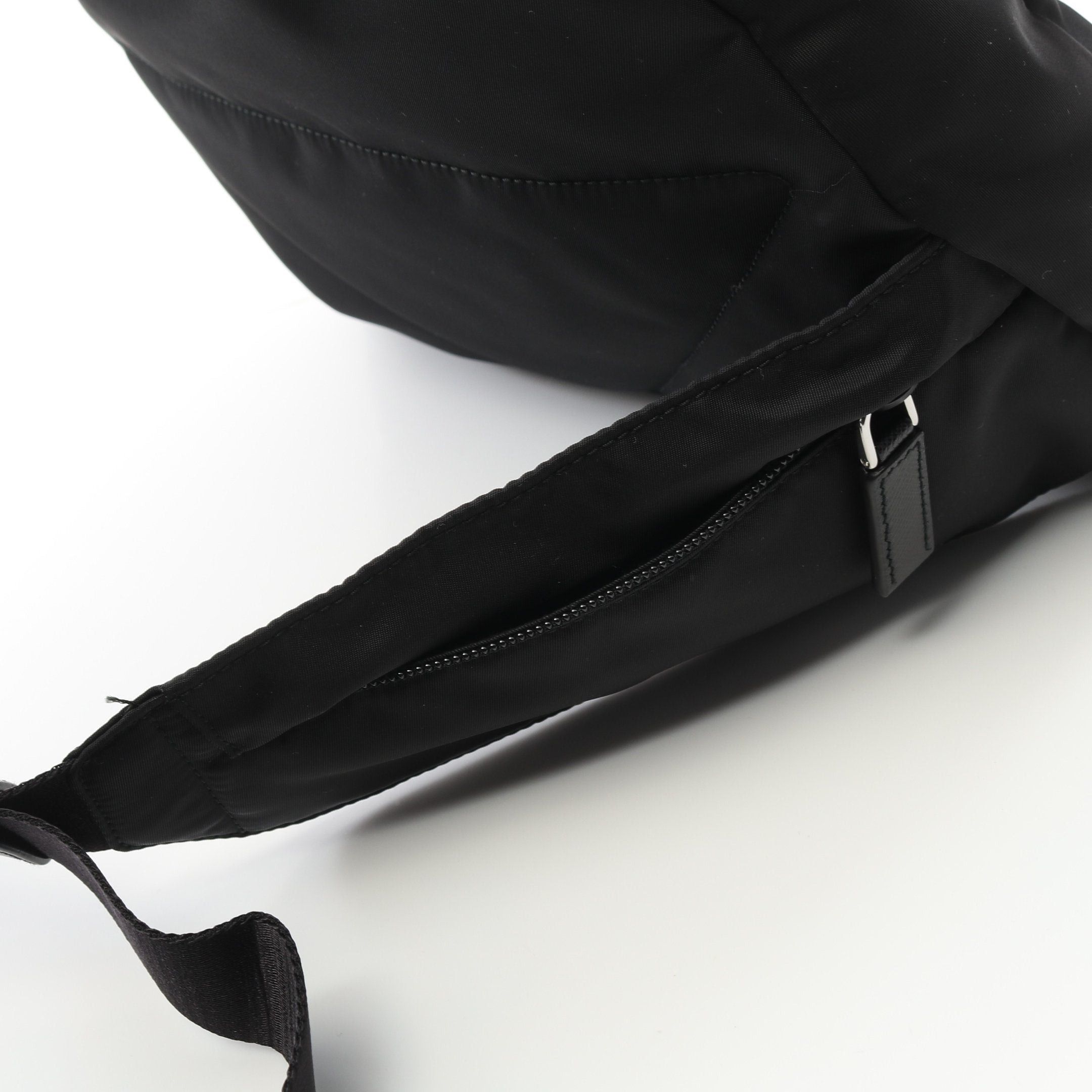 Prada Prada Tessuto Body Bag Nylon Saffiano Leather Black Size ONE SIZE - 5 Thumbnail