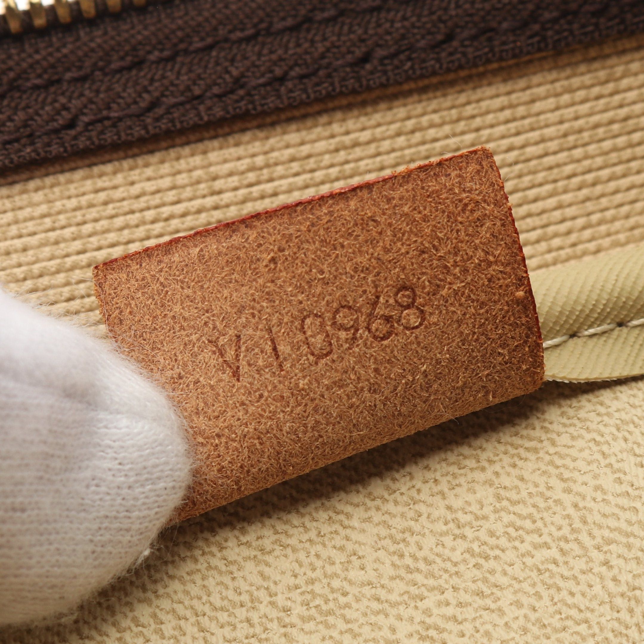 Louis Vuitton Louis Vuitton Deauville Bowling Vanity Monogram Handbag Leather Brown Size ONE SIZE - 5 Thumbnail