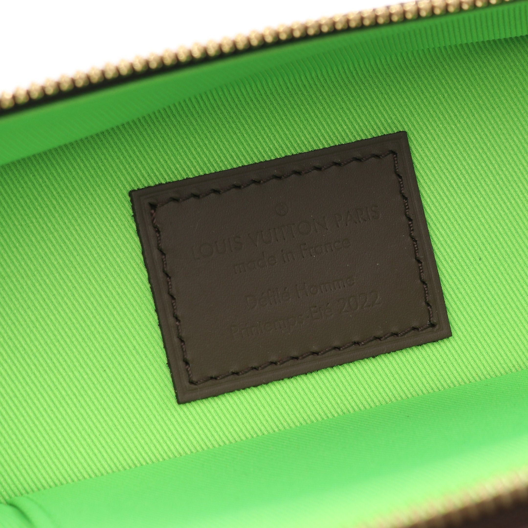 Louis Vuitton Louis Vuitton Vertical Box Trunk Monogram Handbag Leather Brown Light Green Size ONE SIZE - 4 Thumbnail