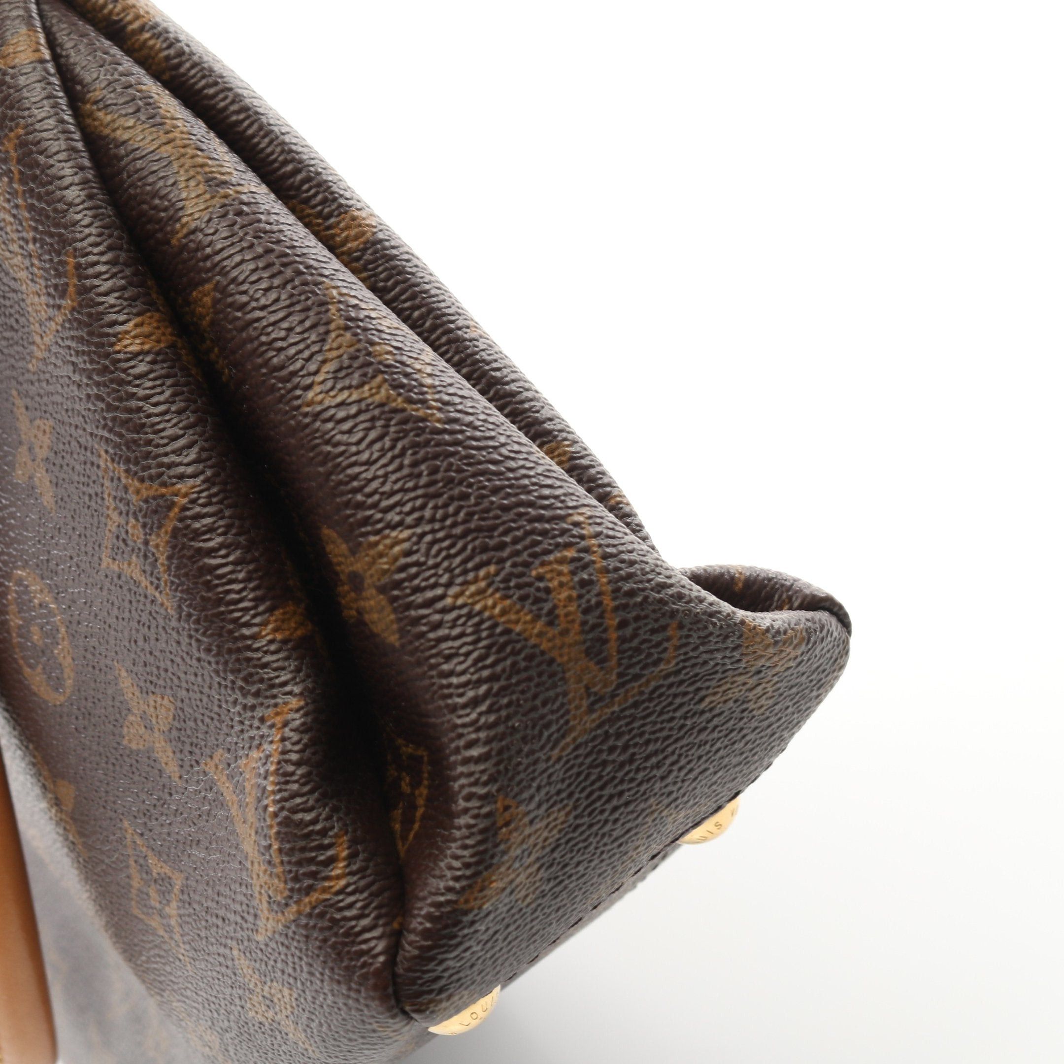 Louis Vuitton Louis Vuitton Pallas Bb Monogram Cerise Handbag Leather Brown Red Size ONE SIZE - 8 Thumbnail