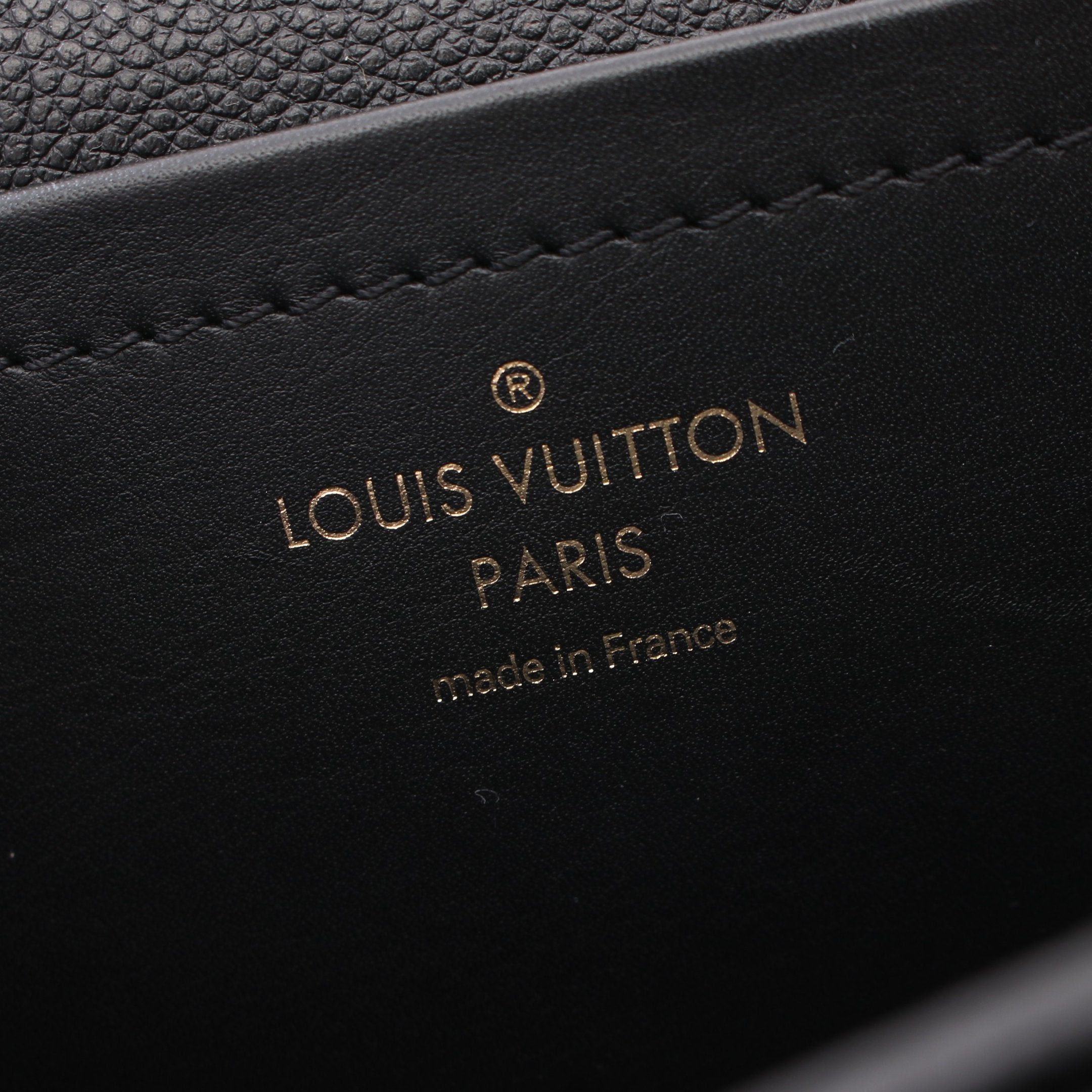 Louis Vuitton Louis Vuitton Marceau Monogram Empreinte Noir Chain Shoulder Bag Leather Black Size ONE SIZE - 4 Thumbnail