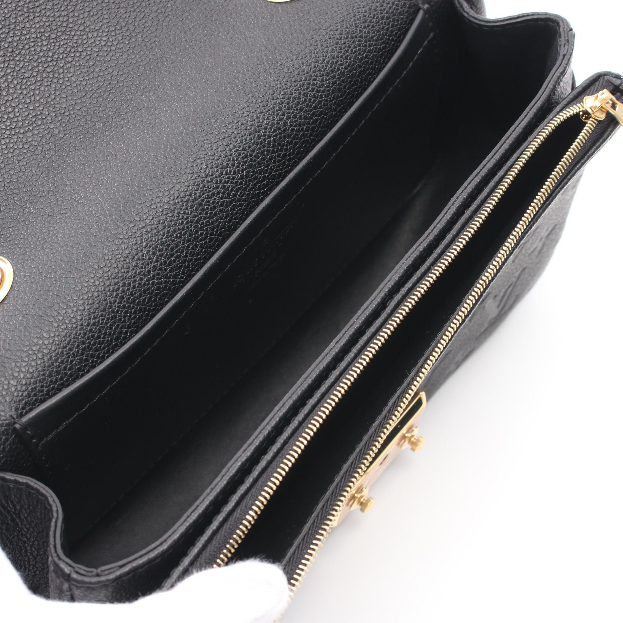 Louis Vuitton Louis Vuitton Marceau Monogram Empreinte Noir Chain Shoulder Bag Leather Black Size ONE SIZE - 3 Thumbnail