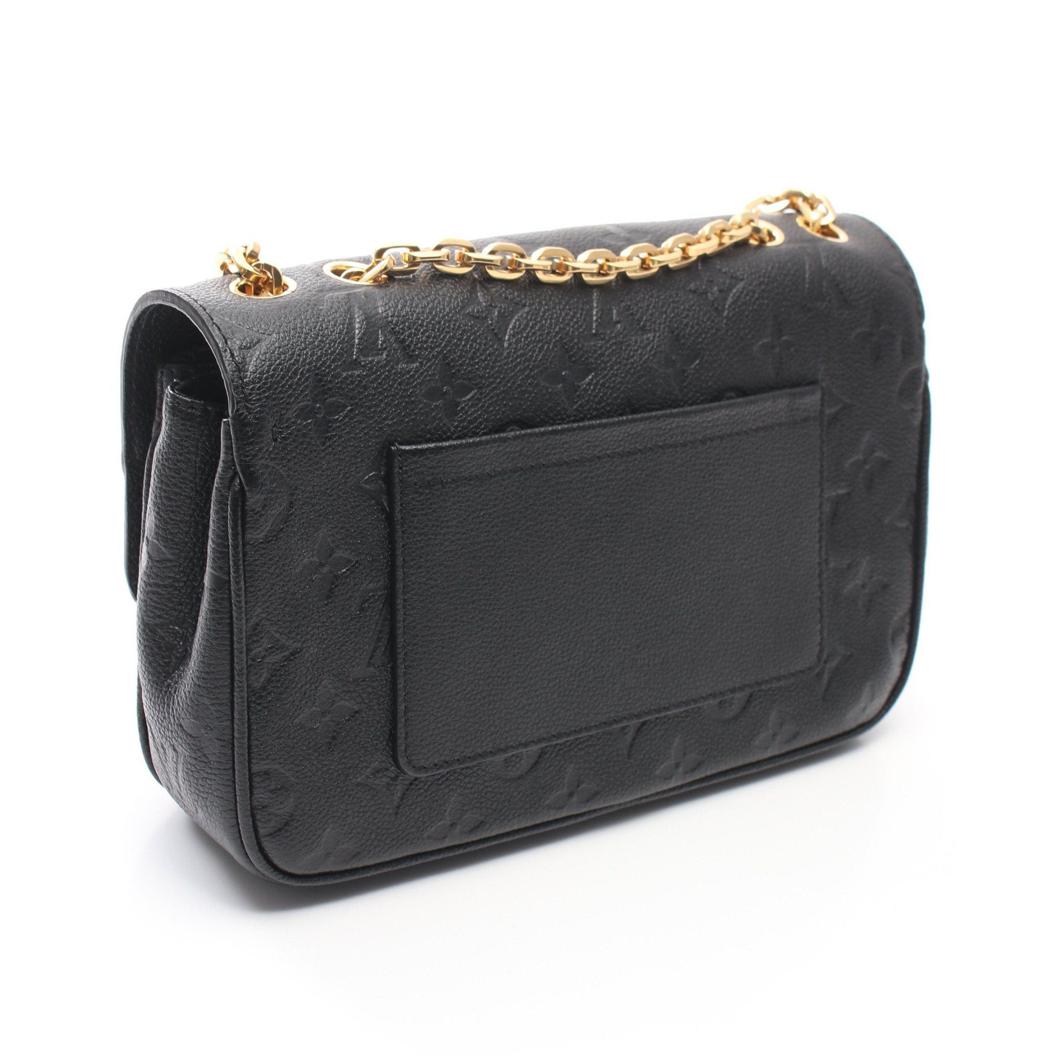 Louis Vuitton Louis Vuitton Marceau Monogram Empreinte Noir Chain Shoulder Bag Leather Black Size ONE SIZE - 2 Thumbnail
