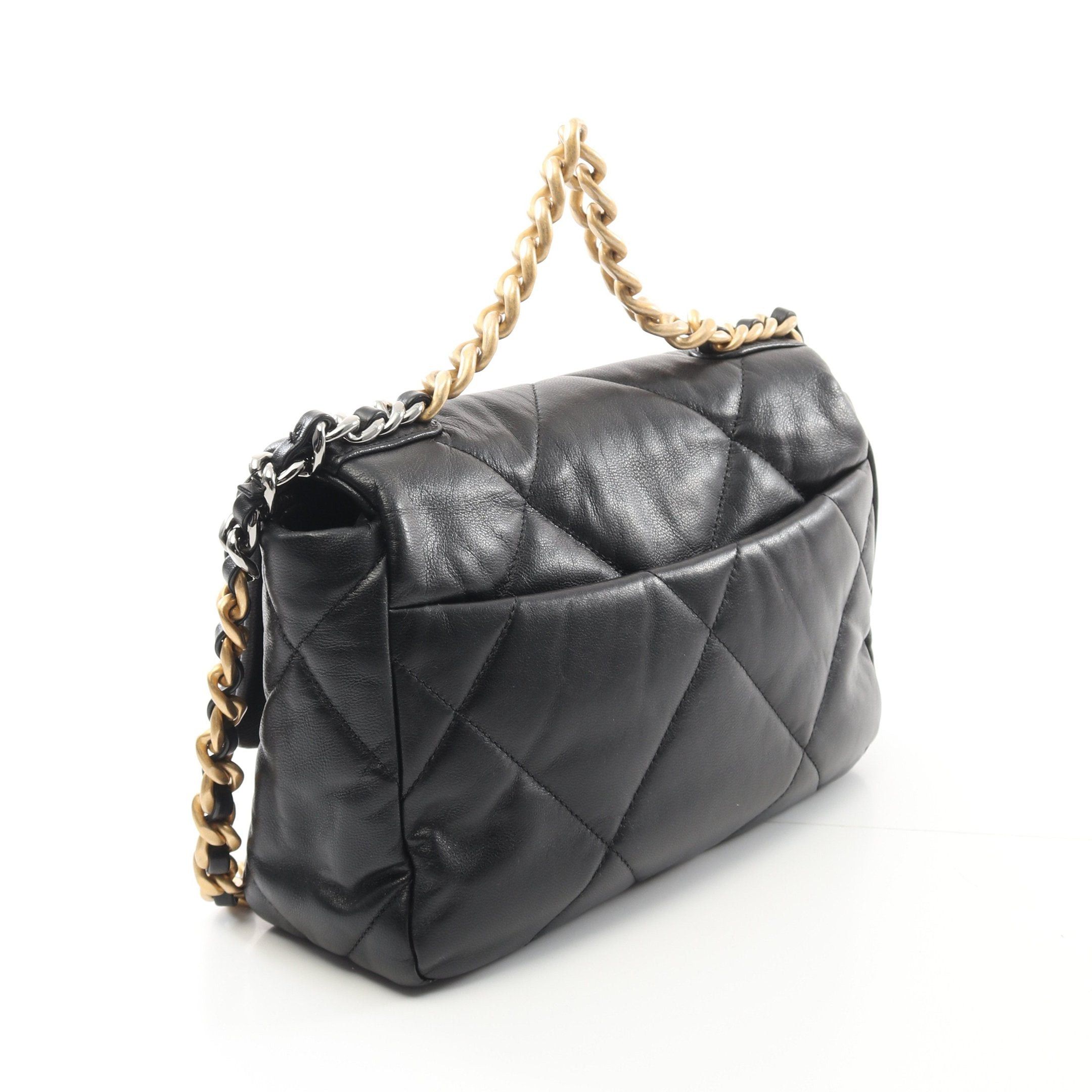 Chanel Chanel 19 Dizeneuf Matelasse Chain Shoulder Bag Lambskin Black Combination Metal Fittings Size ONE SIZE - 2 Thumbnail