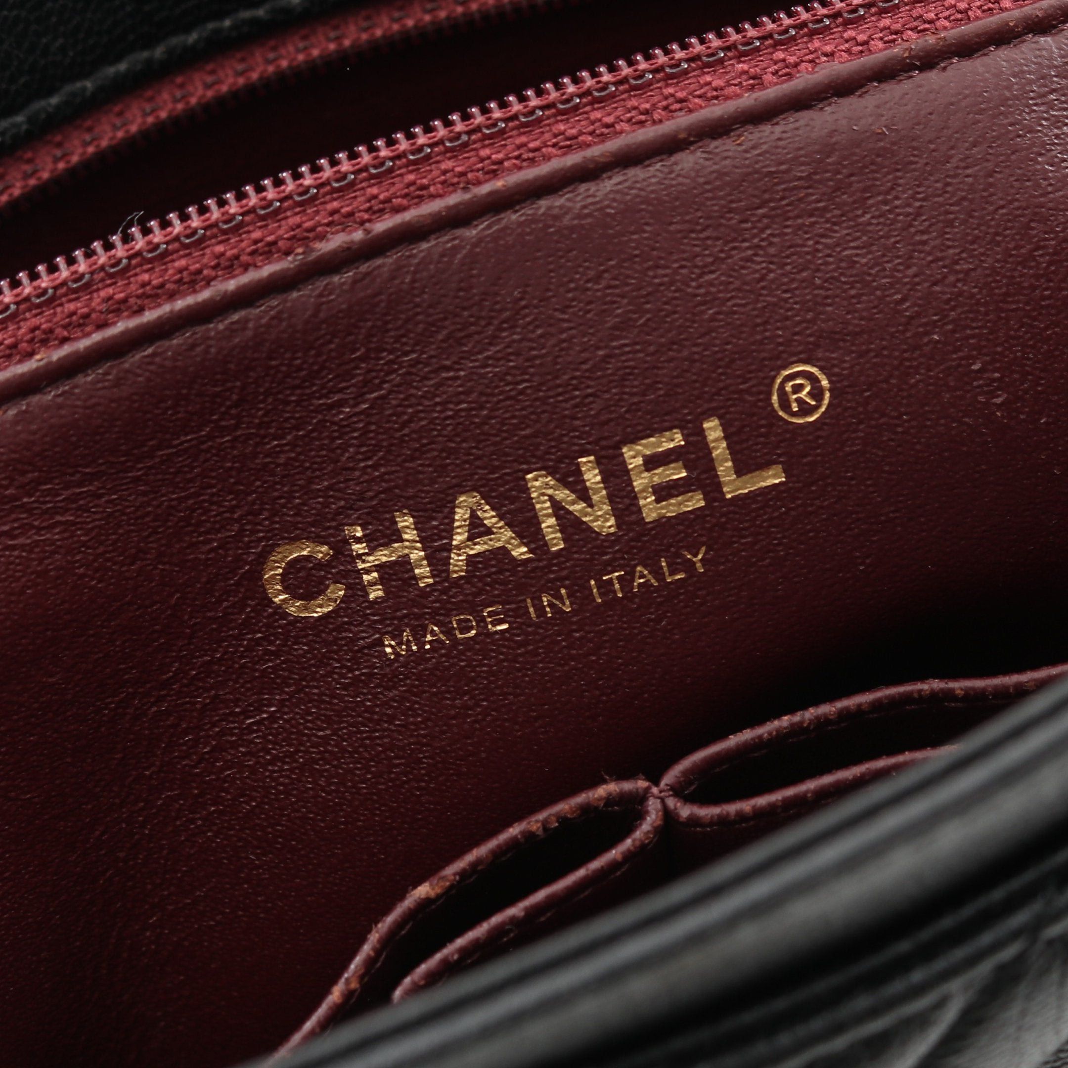 Chanel Chanel Coco Mark Quilting Flap Bag Chain Shoulder Leather Black Antique Gold Hardware Size ONE SIZE - 4 Thumbnail
