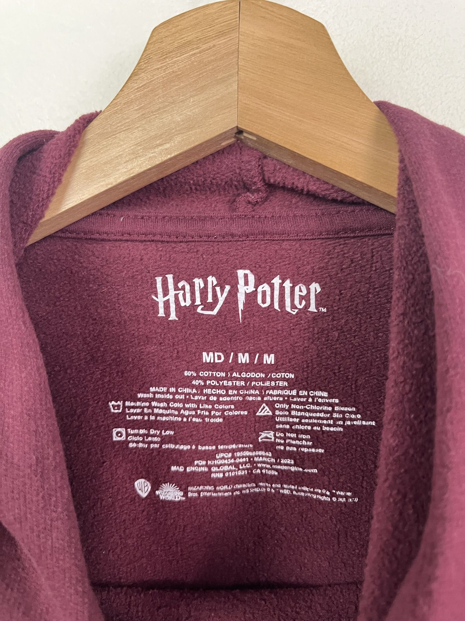Vintage Vintage Harry Potter Sweatshirt Kids Hogwarts Alumni Baby Hoodie Size XS (Kids M) Size US XS / EU 42 / 0 - 2 Thumbnail