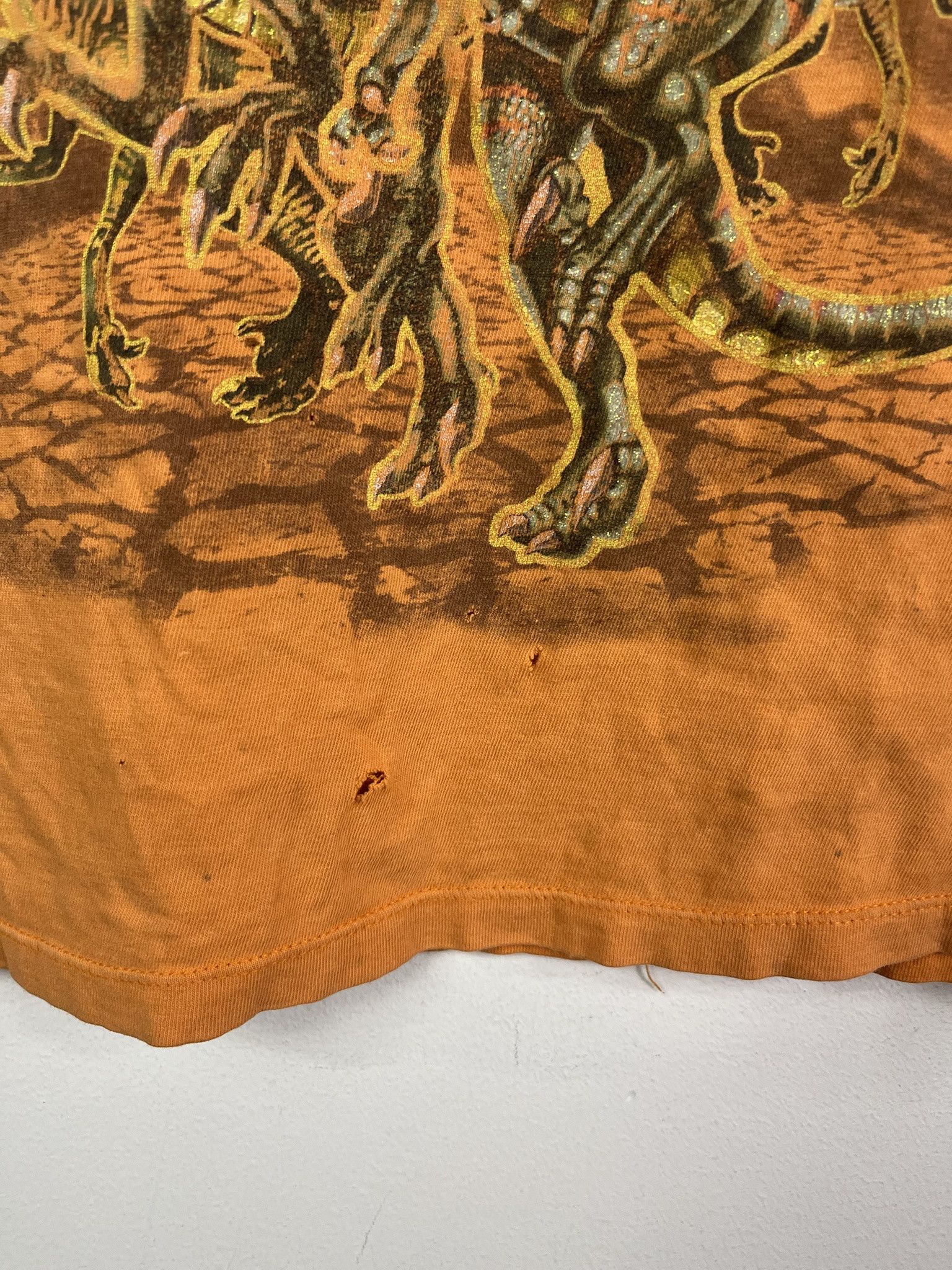 JNCO Vintage 1990s Baby Tee Top Heavy Raptor Tee Size XS (Kids L) Size US XS / EU 42 / 0 - 2 Thumbnail