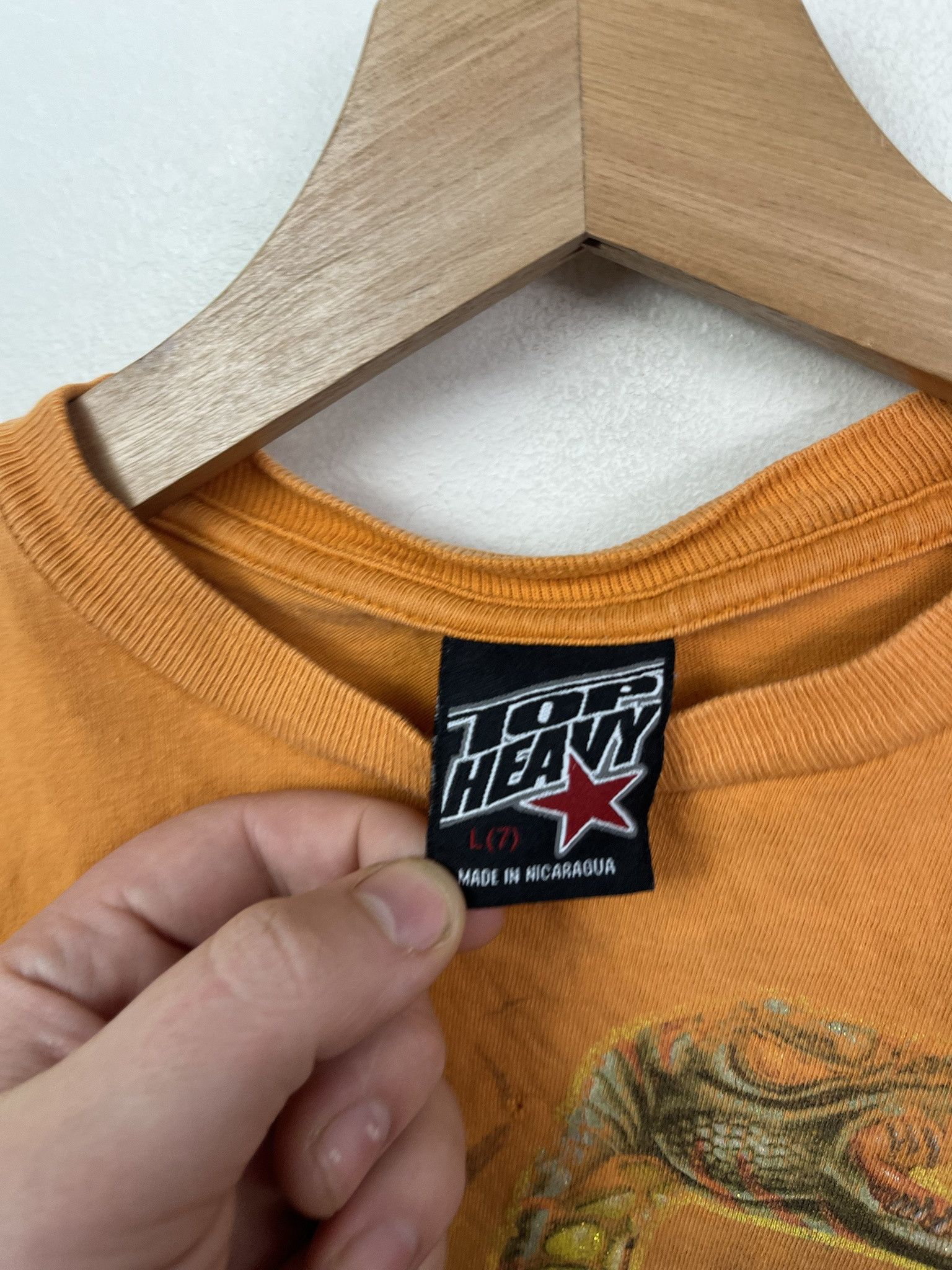 JNCO Vintage 1990s Baby Tee Top Heavy Raptor Tee Size XS (Kids L) Size US XS / EU 42 / 0 - 3 Thumbnail