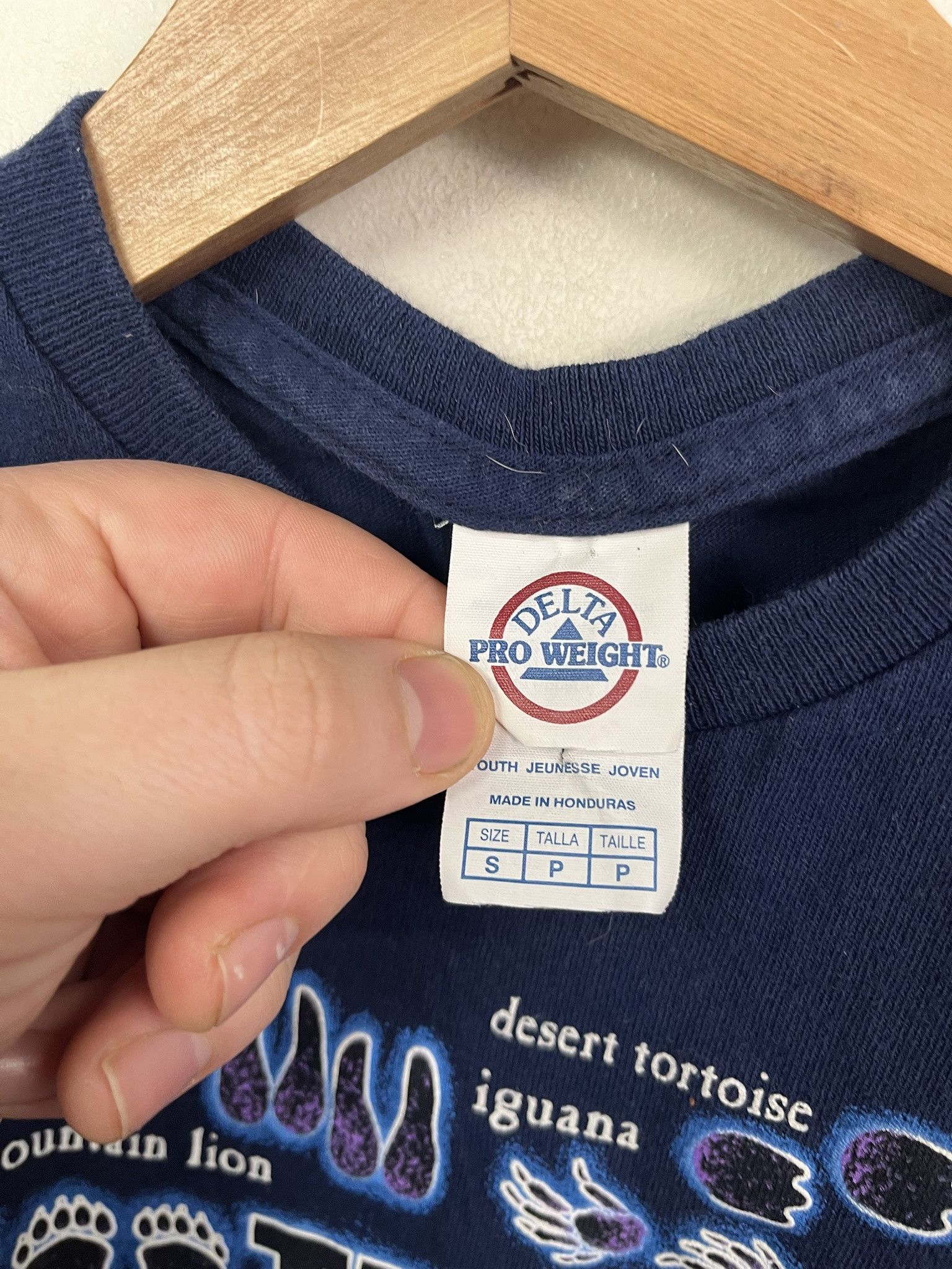 Vacation Vintage Baby Tee Footprints of Death Valley Animal Vacation Tee SHirt Size XXS (Kids S) Size US XXS / EU 40 - 2 Thumbnail