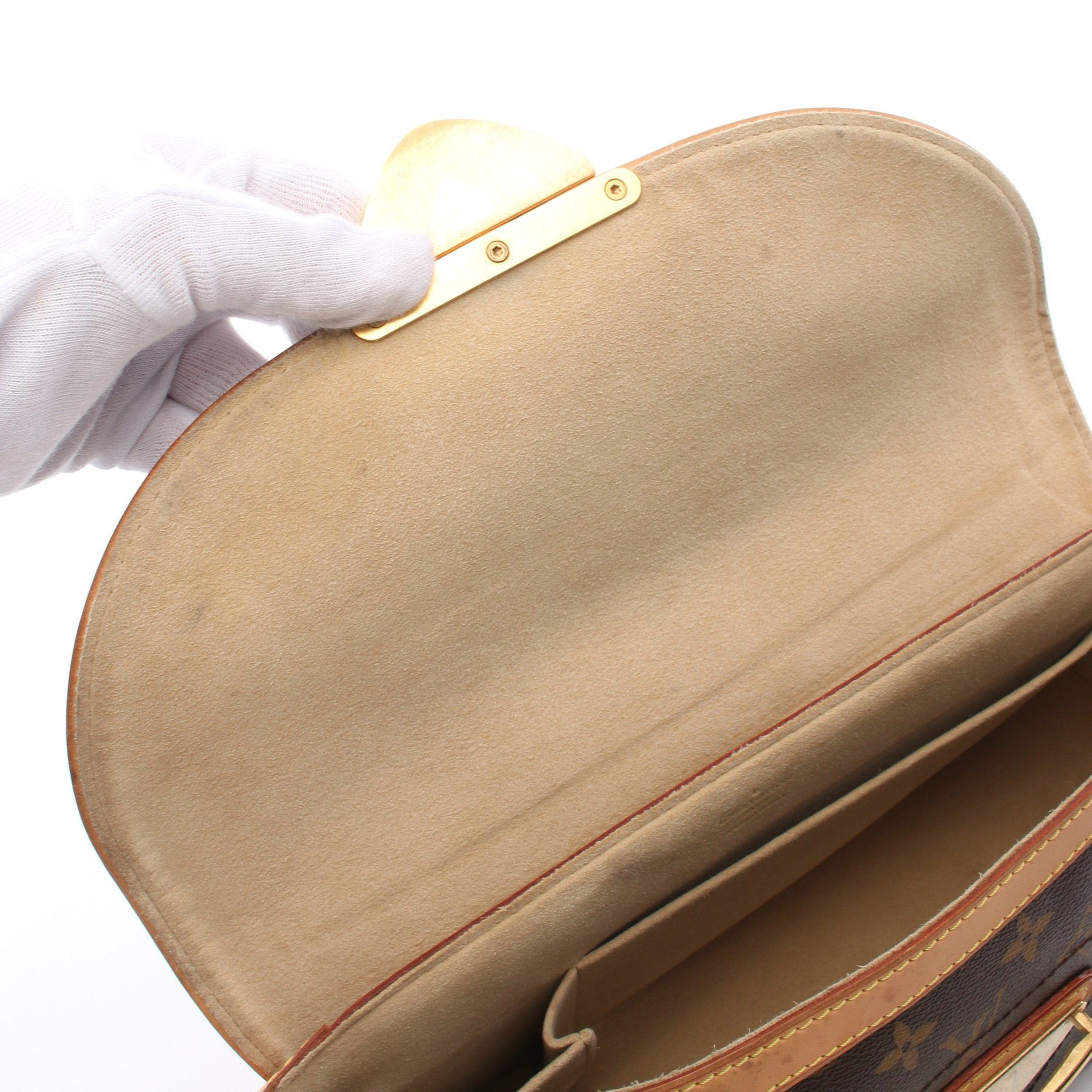 Louis Vuitton Louis Vuitton Beverly Mm Monogram Shoulder Bag Leather Brown Size ONE SIZE - 13 Thumbnail