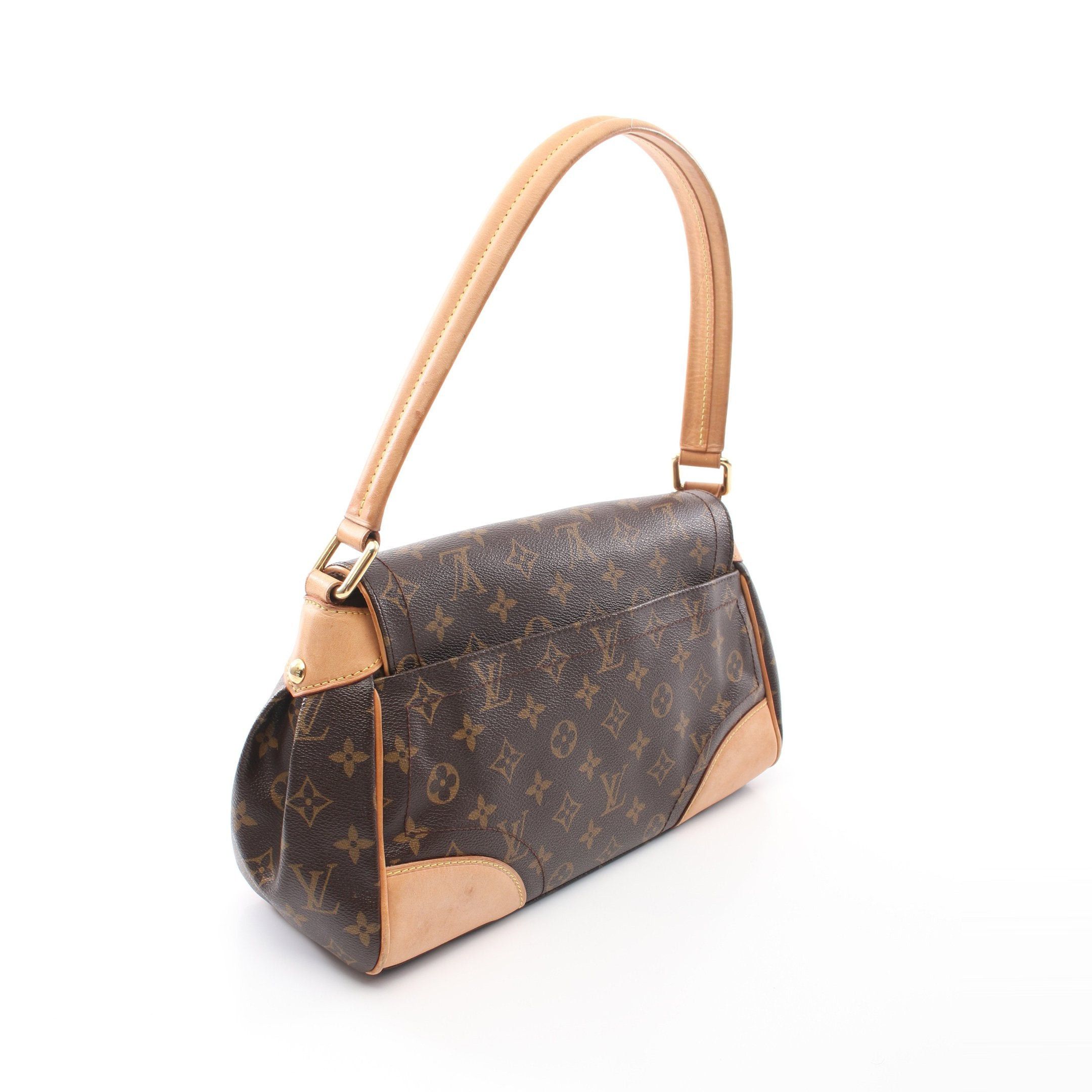 Louis Vuitton Louis Vuitton Beverly Mm Monogram Shoulder Bag Leather Brown Size ONE SIZE - 2 Thumbnail