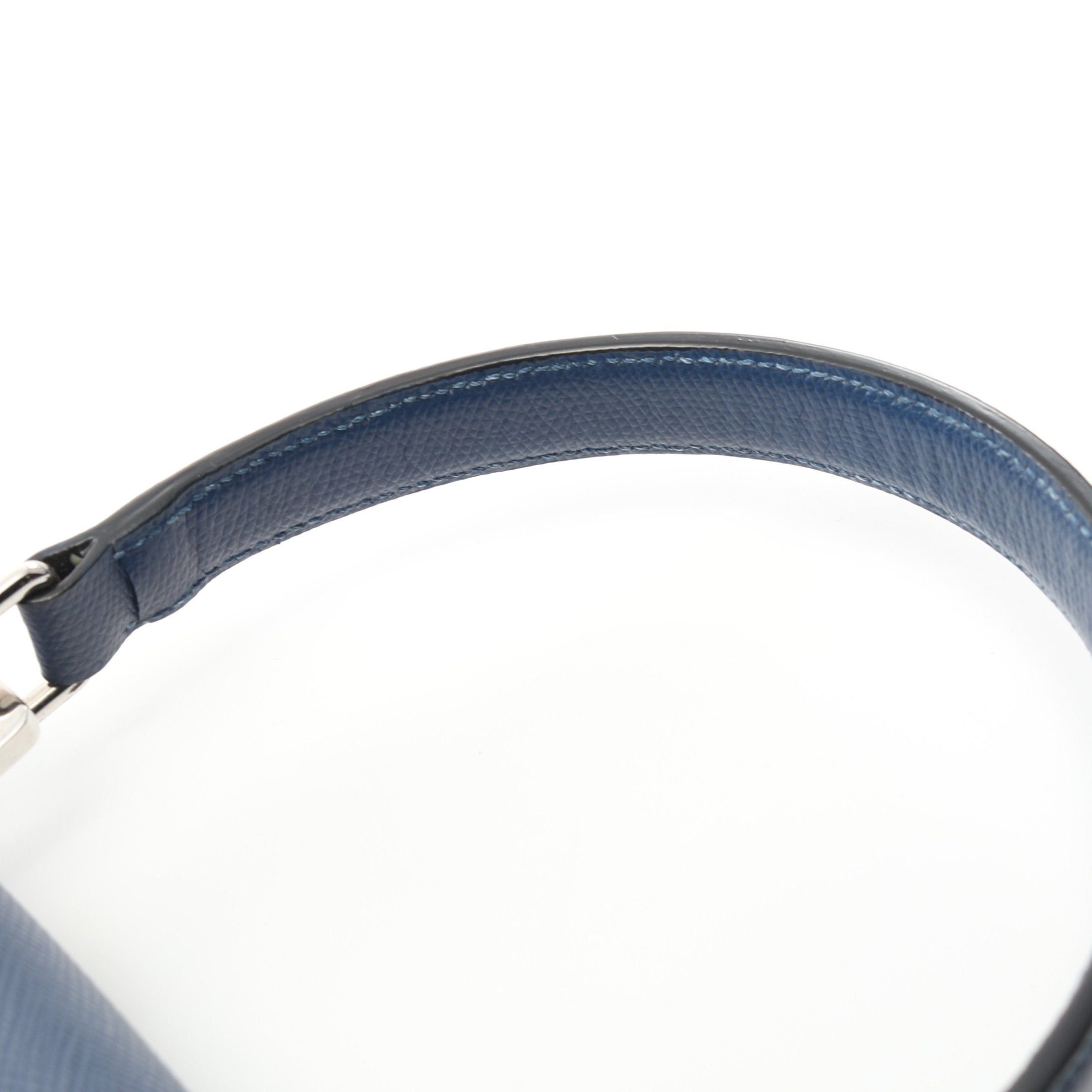 Prada Prada Saffiano Cuir Handbag Leather Navy Size ONE SIZE - 8 Thumbnail