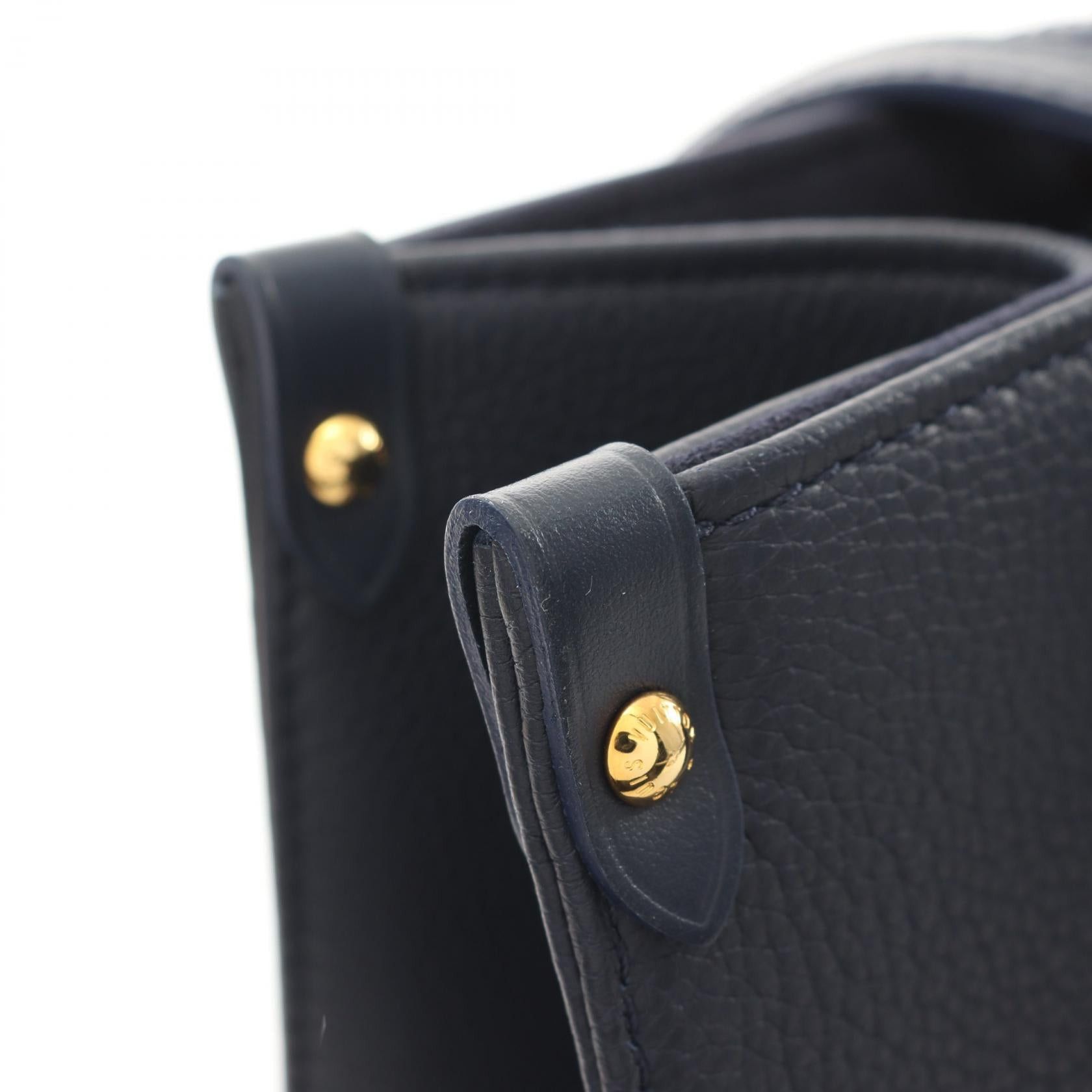 Louis Vuitton Louis Vuitton On-The-Go Mm Sailor'S Knot Nautical 1022 Shoulder Bag Tote Leather Navy Size ONE SIZE - 8 Thumbnail