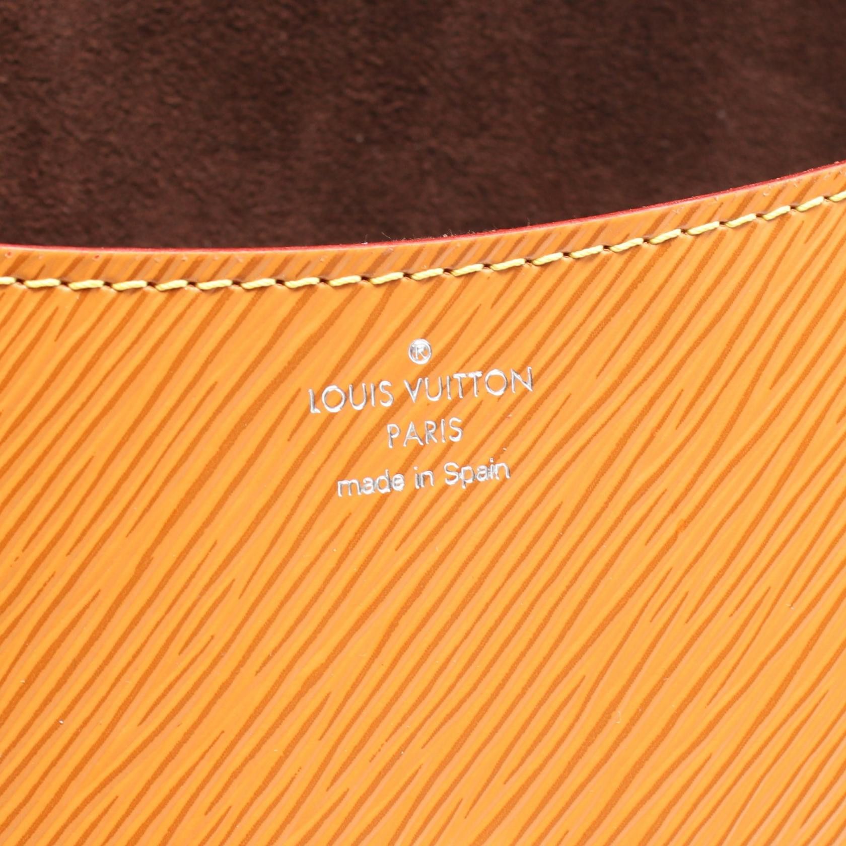 Louis Vuitton Louis Vuitton Busi Nm Epi Goldmiel Shoulder Bag Leather Light Brown Size ONE SIZE - 4 Thumbnail
