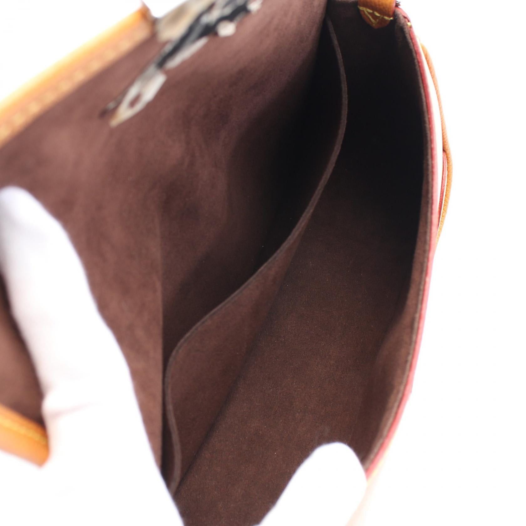 Louis Vuitton Louis Vuitton Busi Nm Epi Goldmiel Shoulder Bag Leather Light Brown Size ONE SIZE - 3 Thumbnail