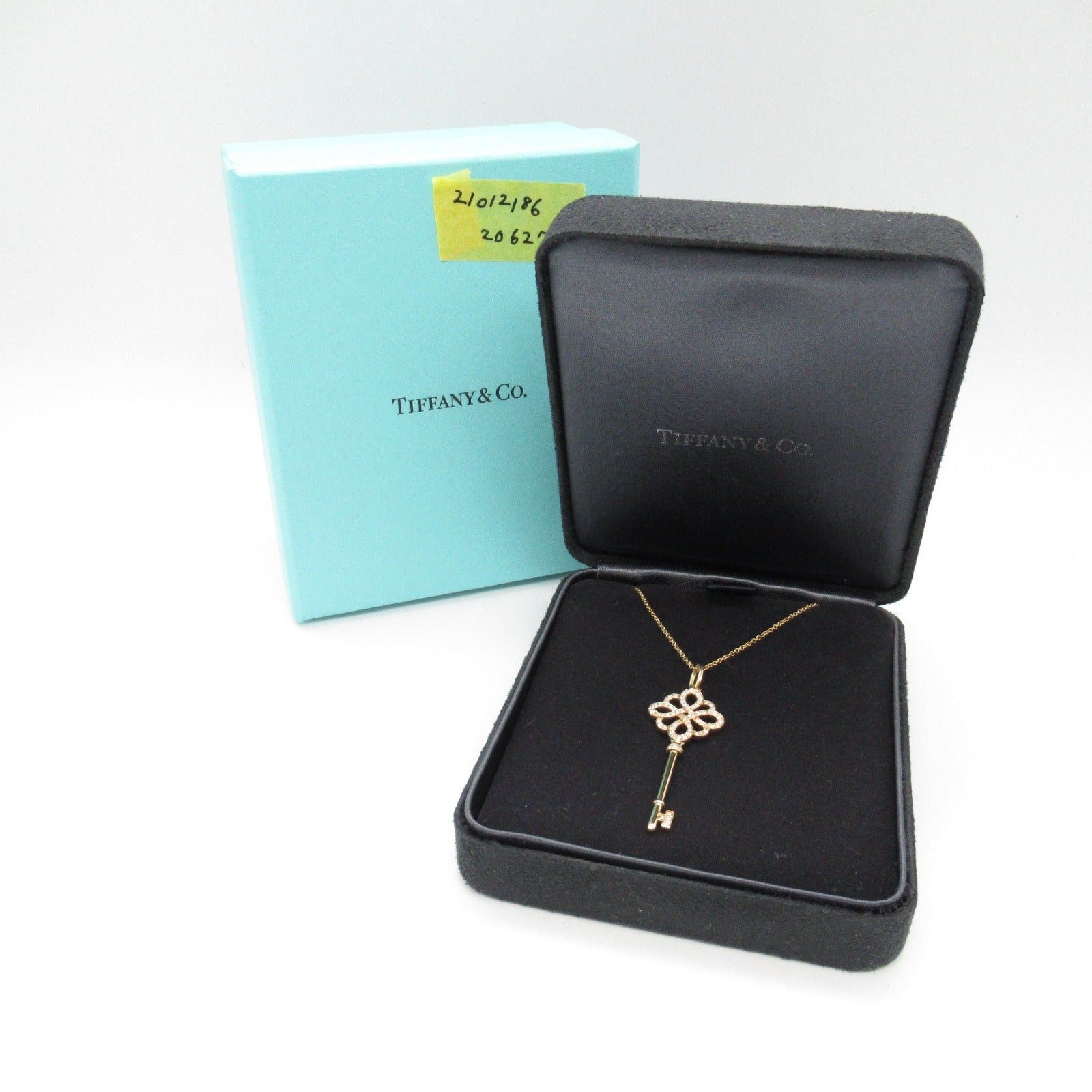 Tiffany & Co. Tiffany Co Knot Key Necklace Diamond K18Pg (Pink Gold) Clear Size ONE SIZE - 6 Thumbnail