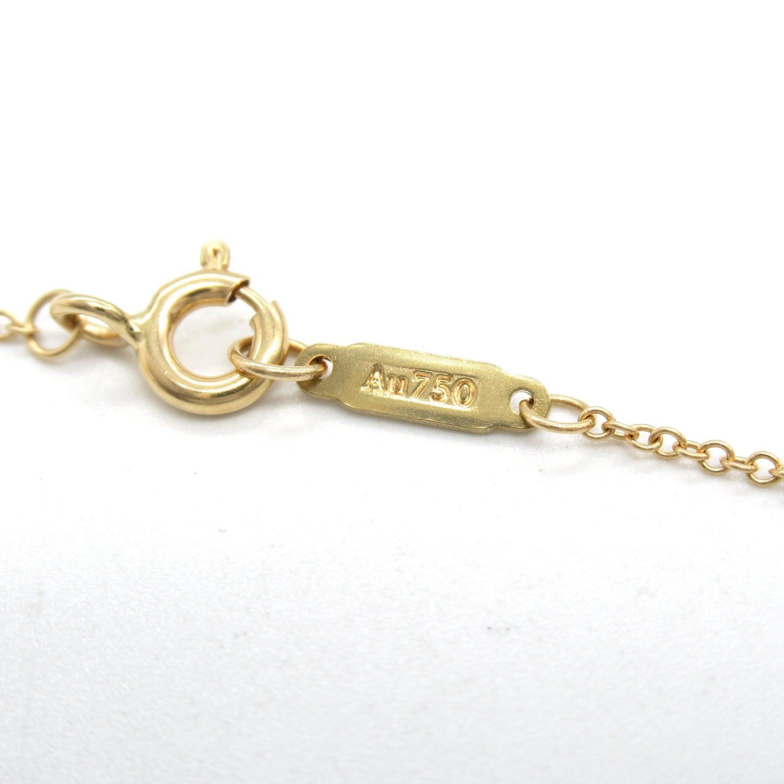 Tiffany & Co. Tiffany Co Knot Key Necklace Diamond K18Pg (Pink Gold) Clear Size ONE SIZE - 5 Thumbnail