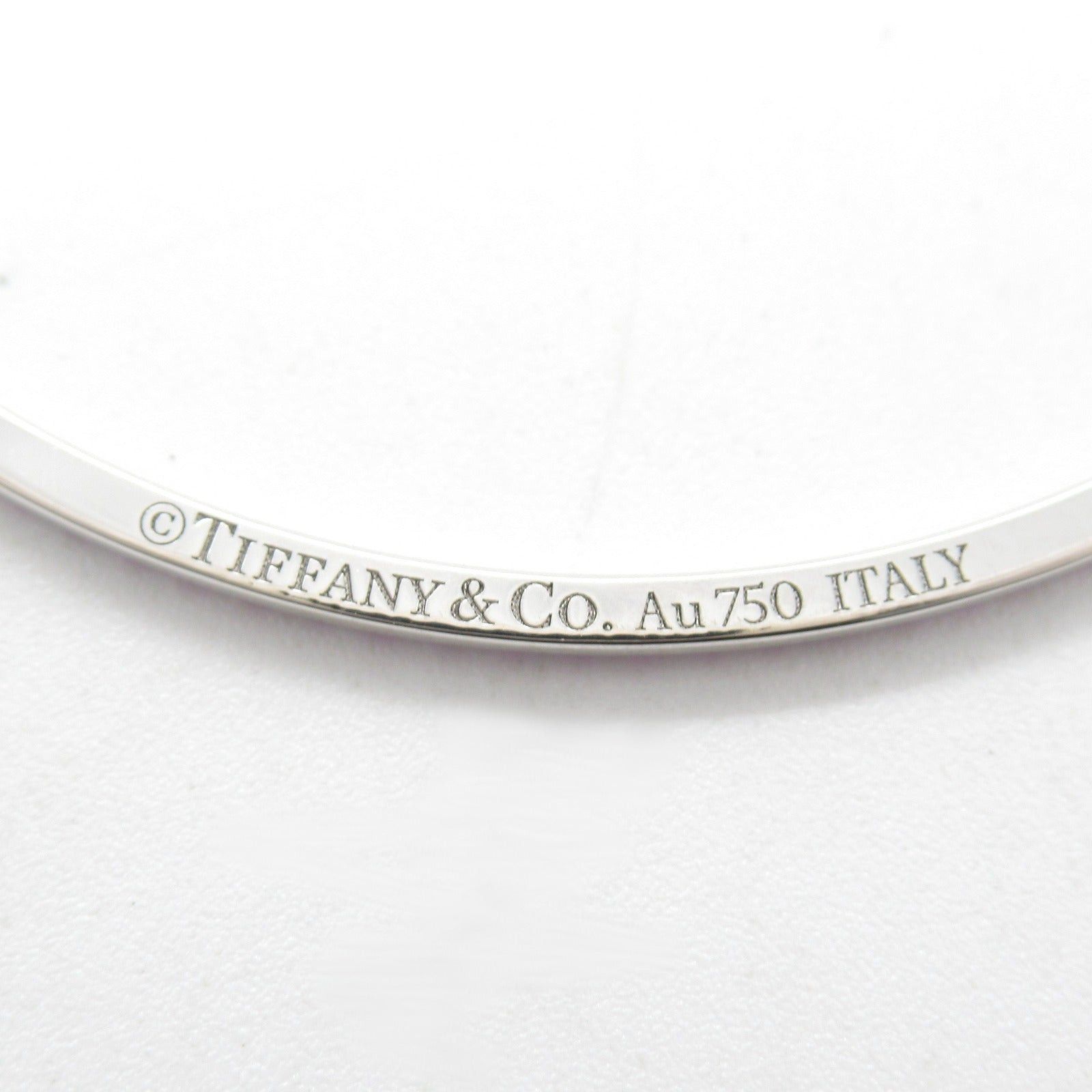 Tiffany & Co. Tiffany Co T-Smile Small Necklace Pink Sapphire K18Wg (White Gold) Size ONE SIZE - 6 Thumbnail