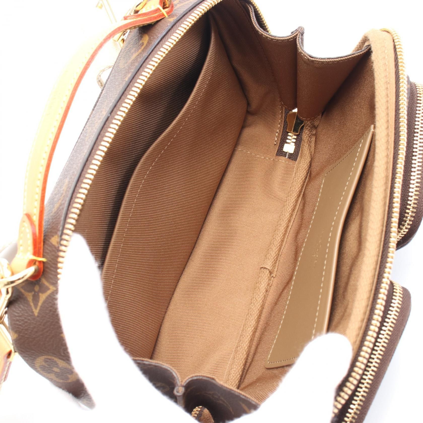 Louis Vuitton Louis Vuitton Utility Crossbody Monogram Shoulder Bag Leather Brown Size ONE SIZE - 3 Thumbnail