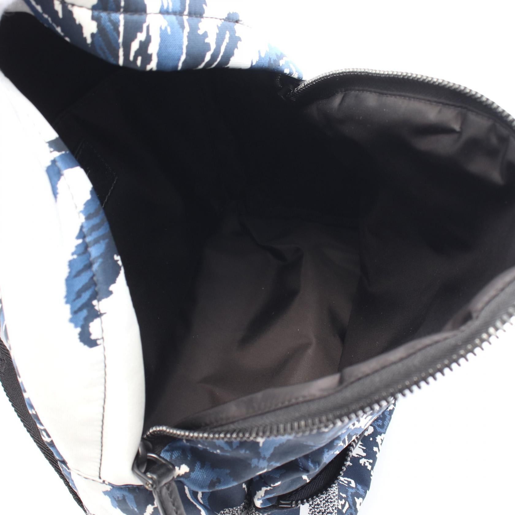 Dior Dior Dior Palms Backpack Rucksack Botanical Pattern Canvas Leather Navy White Black Size ONE SIZE - 3 Thumbnail