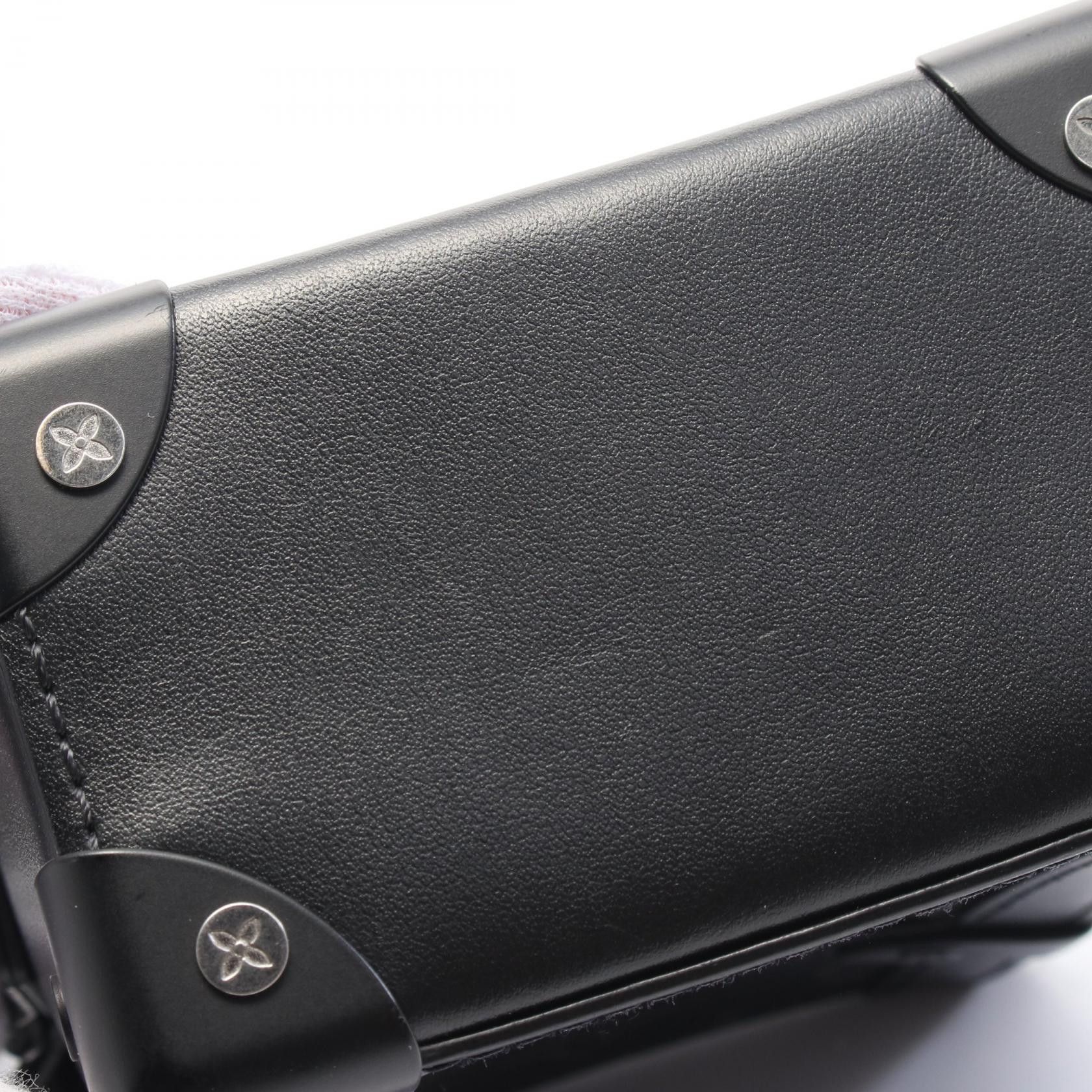 Louis Vuitton Louis Vuitton Vertical Trunk Wearable Wallet Monogram Eclipse Shoulder Bag Leather Black Size ONE SIZE - 8 Thumbnail