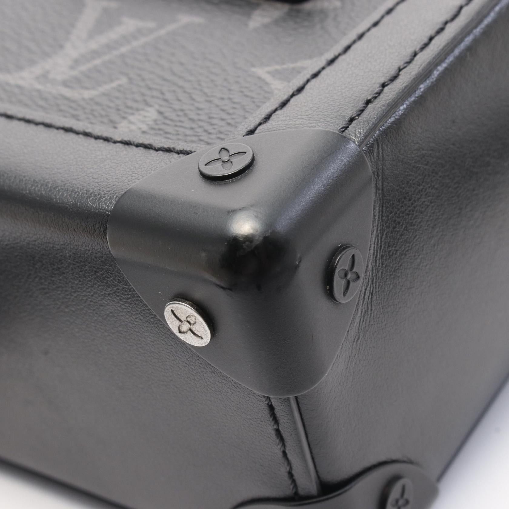 Louis Vuitton Louis Vuitton Vertical Trunk Wearable Wallet Monogram Eclipse Shoulder Bag Leather Black Size ONE SIZE - 5 Thumbnail