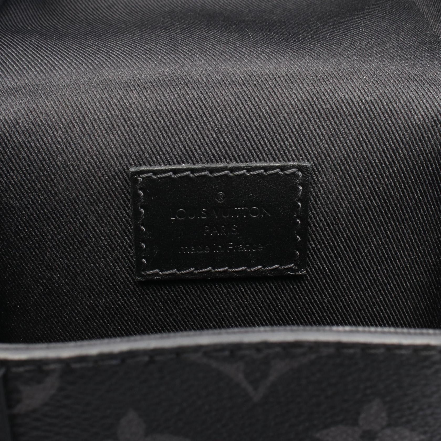 Louis Vuitton Louis Vuitton Vertical Trunk Wearable Wallet Monogram Eclipse Shoulder Bag Leather Black Size ONE SIZE - 4 Thumbnail