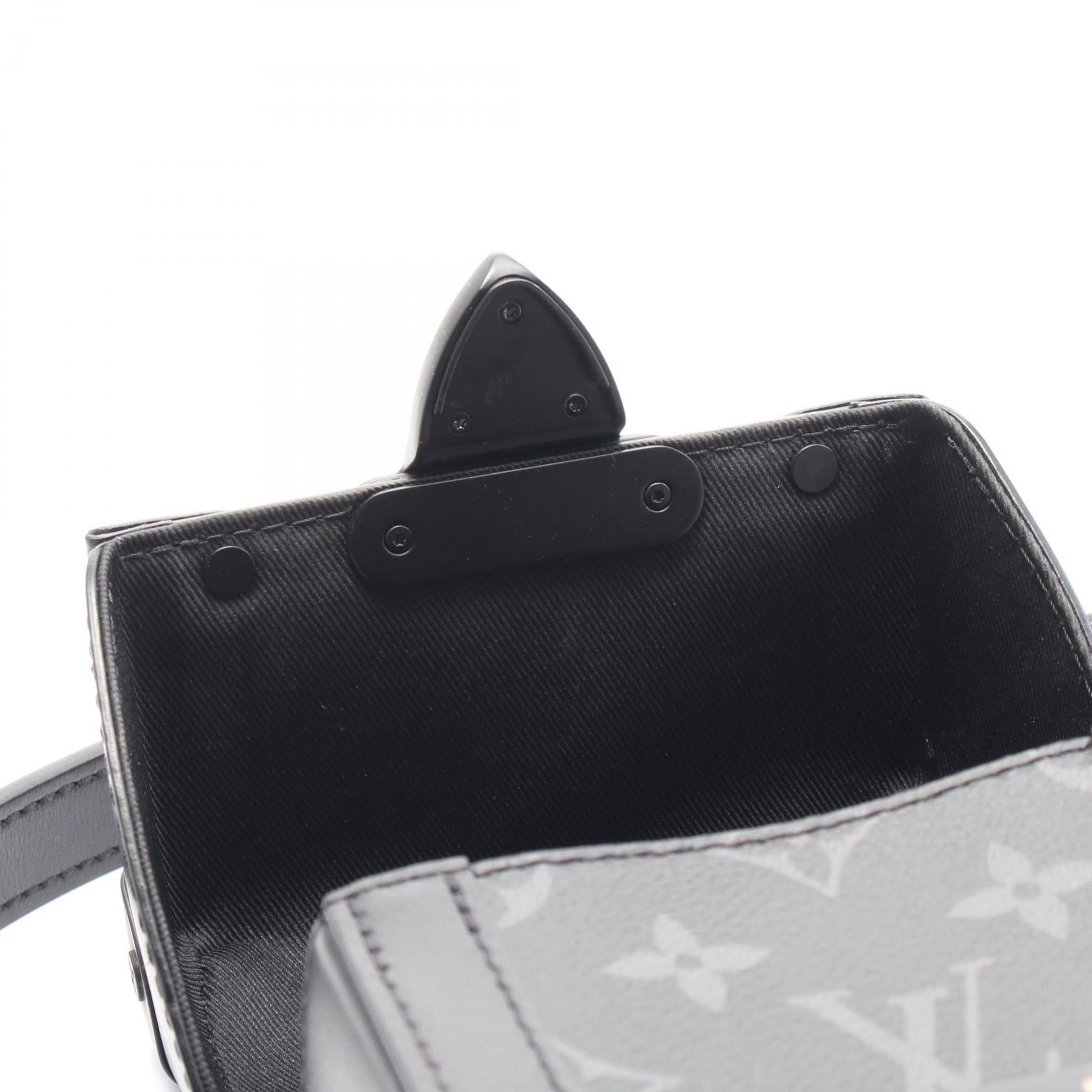 Louis Vuitton Louis Vuitton Vertical Trunk Wearable Wallet Monogram Eclipse Shoulder Bag Leather Black Size ONE SIZE - 9 Thumbnail