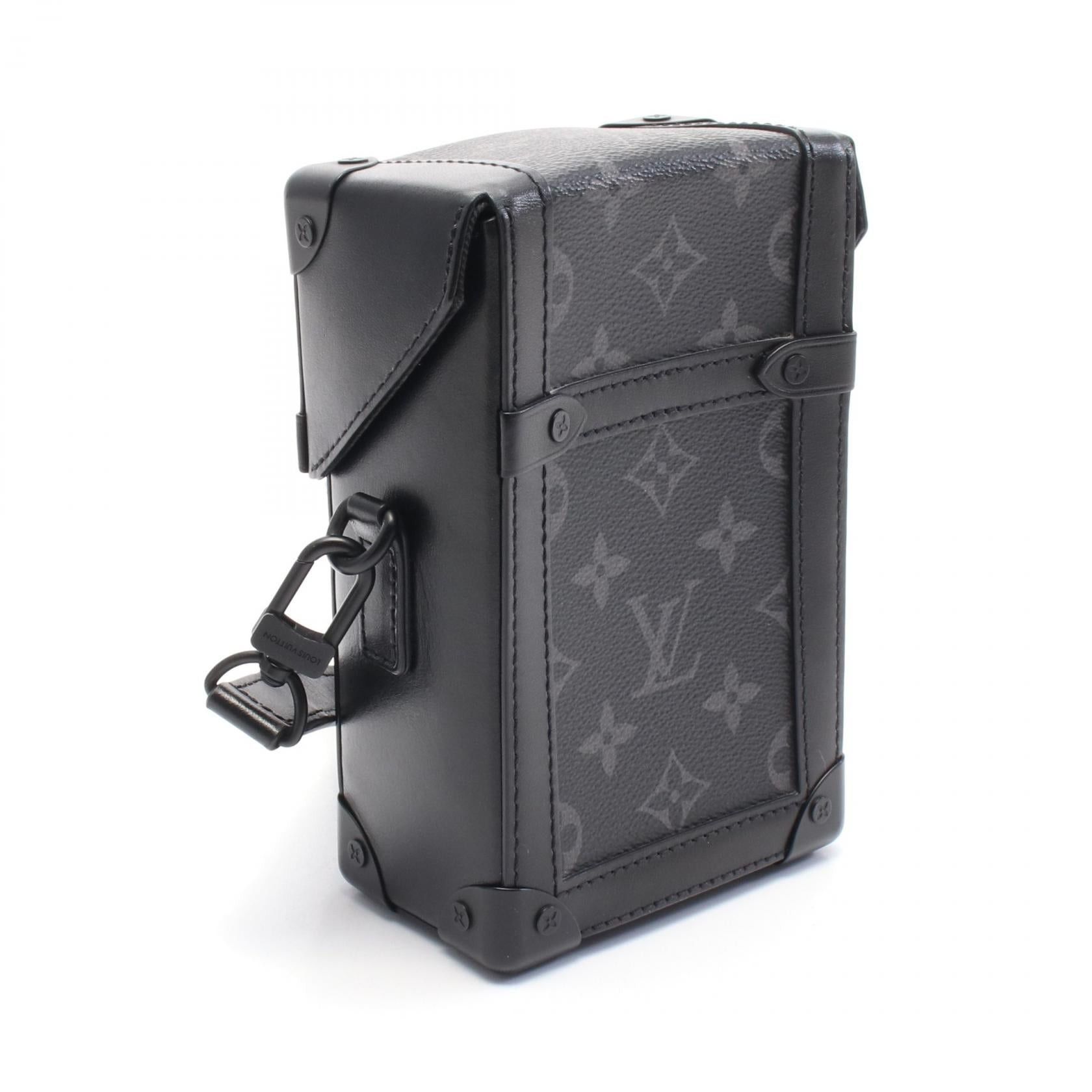 Louis Vuitton Louis Vuitton Vertical Trunk Wearable Wallet Monogram Eclipse Shoulder Bag Leather Black Size ONE SIZE - 2 Thumbnail