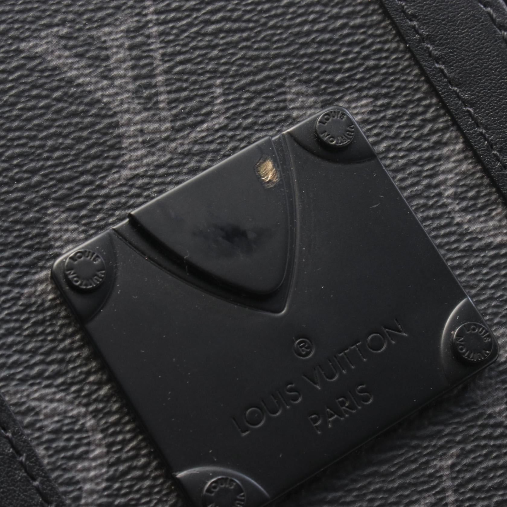 Louis Vuitton Louis Vuitton Vertical Trunk Wearable Wallet Monogram Eclipse Shoulder Bag Leather Black Size ONE SIZE - 6 Thumbnail