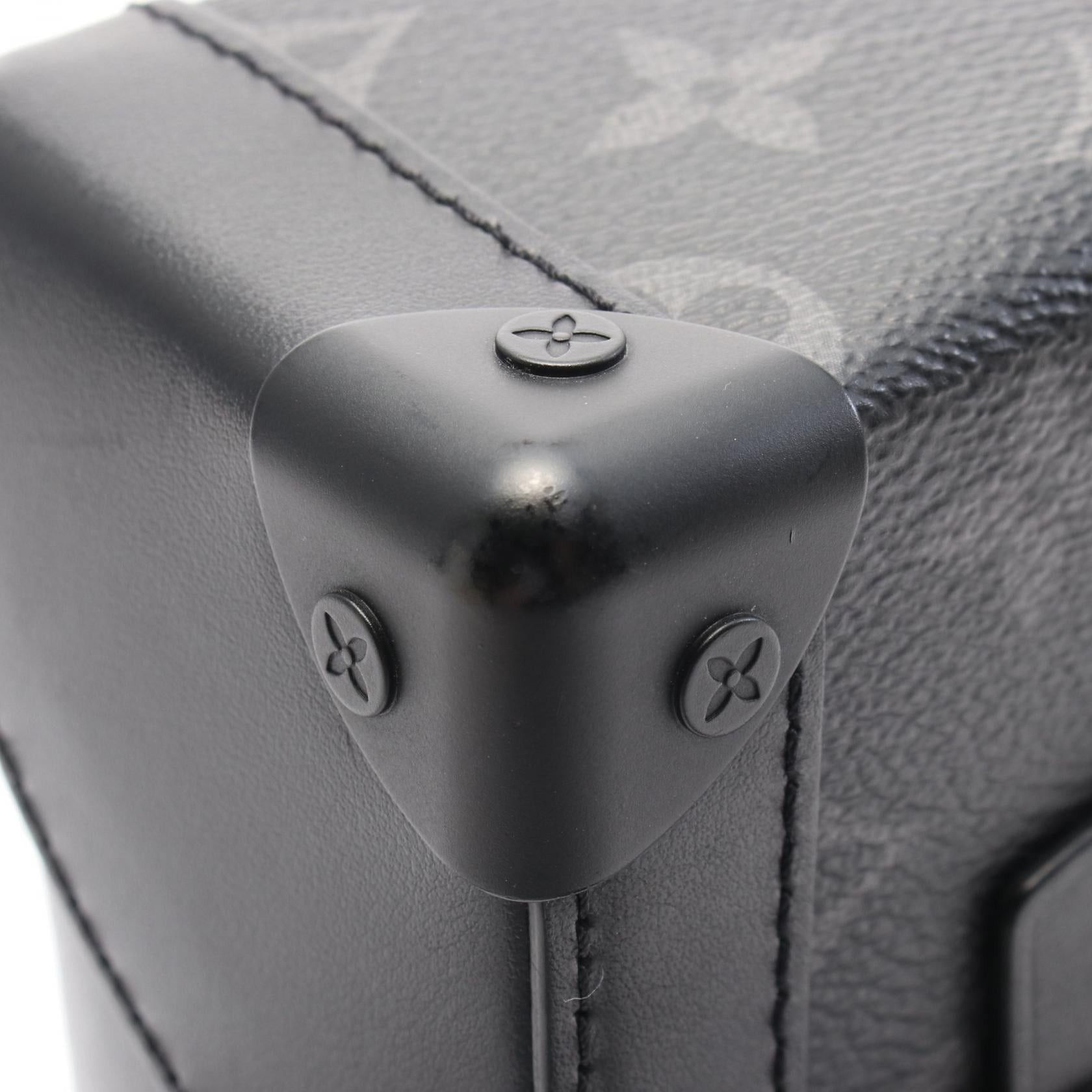Louis Vuitton Louis Vuitton Vertical Trunk Wearable Wallet Monogram Eclipse Shoulder Bag Leather Black Size ONE SIZE - 7 Thumbnail