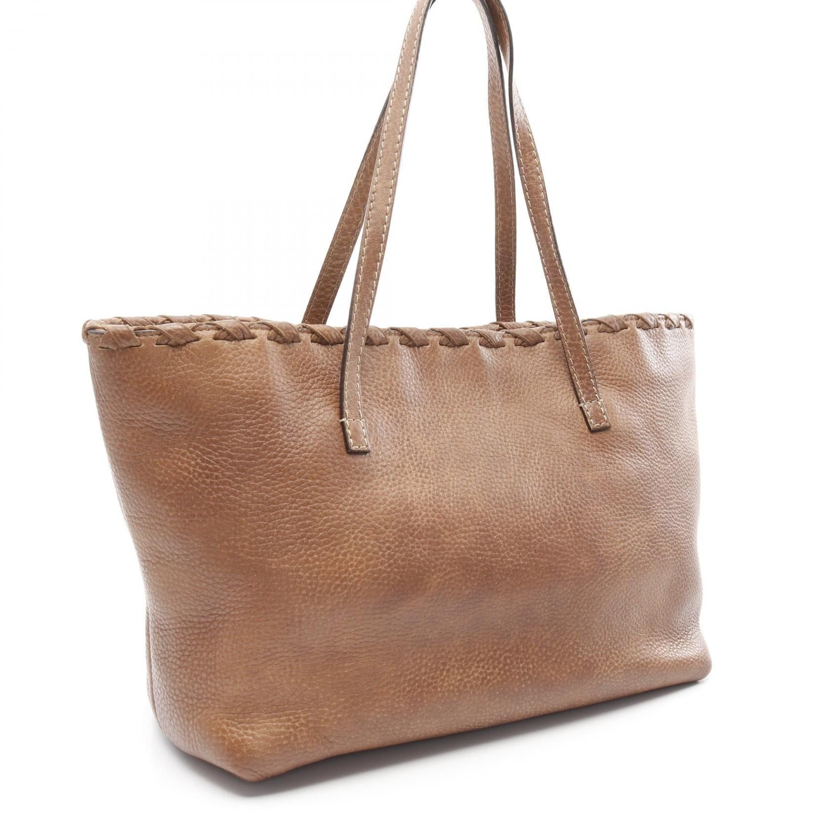 Gucci Gucci Shoulder Bag Tote Leather Brown Bamboo Tassel Size ONE SIZE - 2 Thumbnail