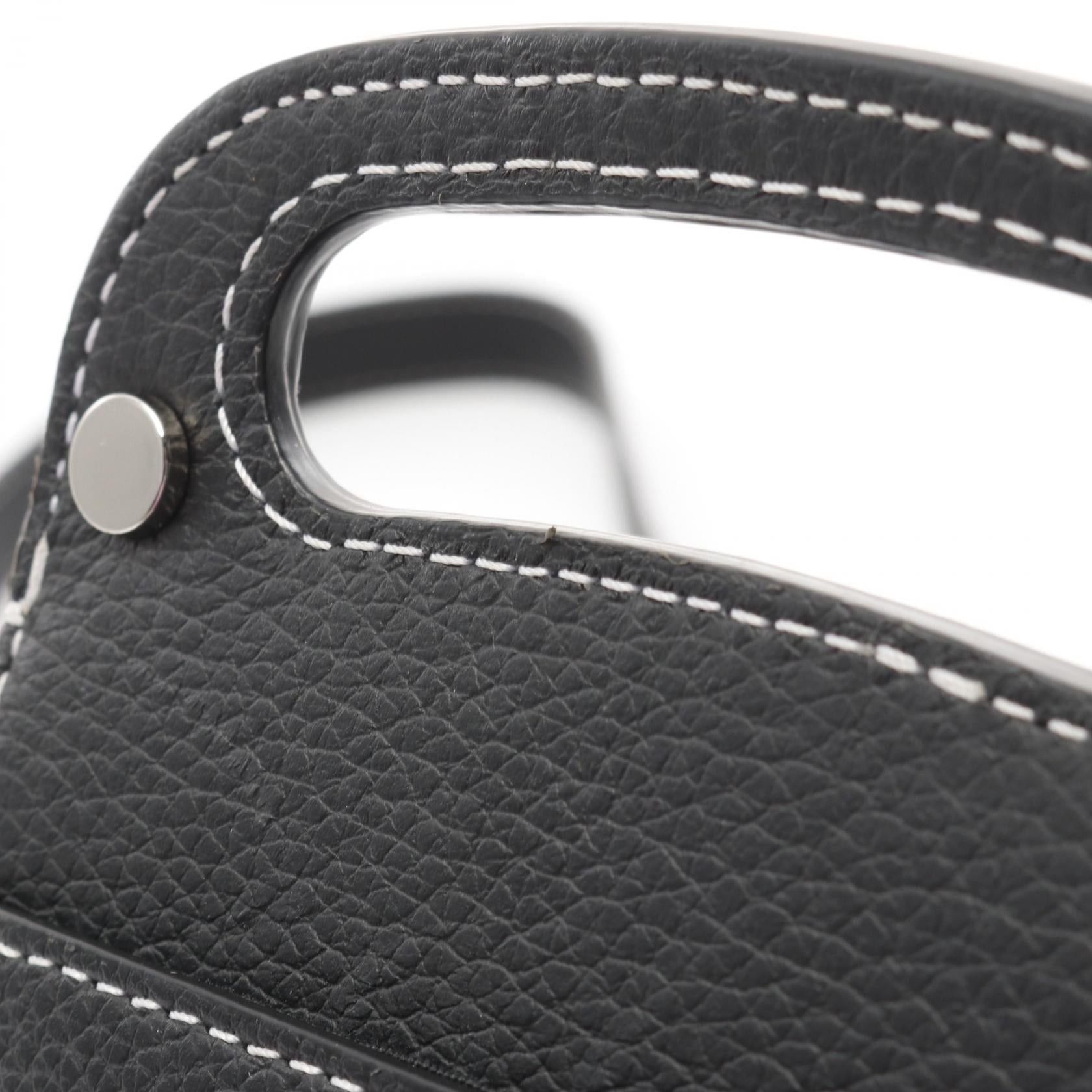 Dior Dior Saddle Vertical Pouch Shoulder Bag Leather Black Size ONE SIZE - 8 Thumbnail