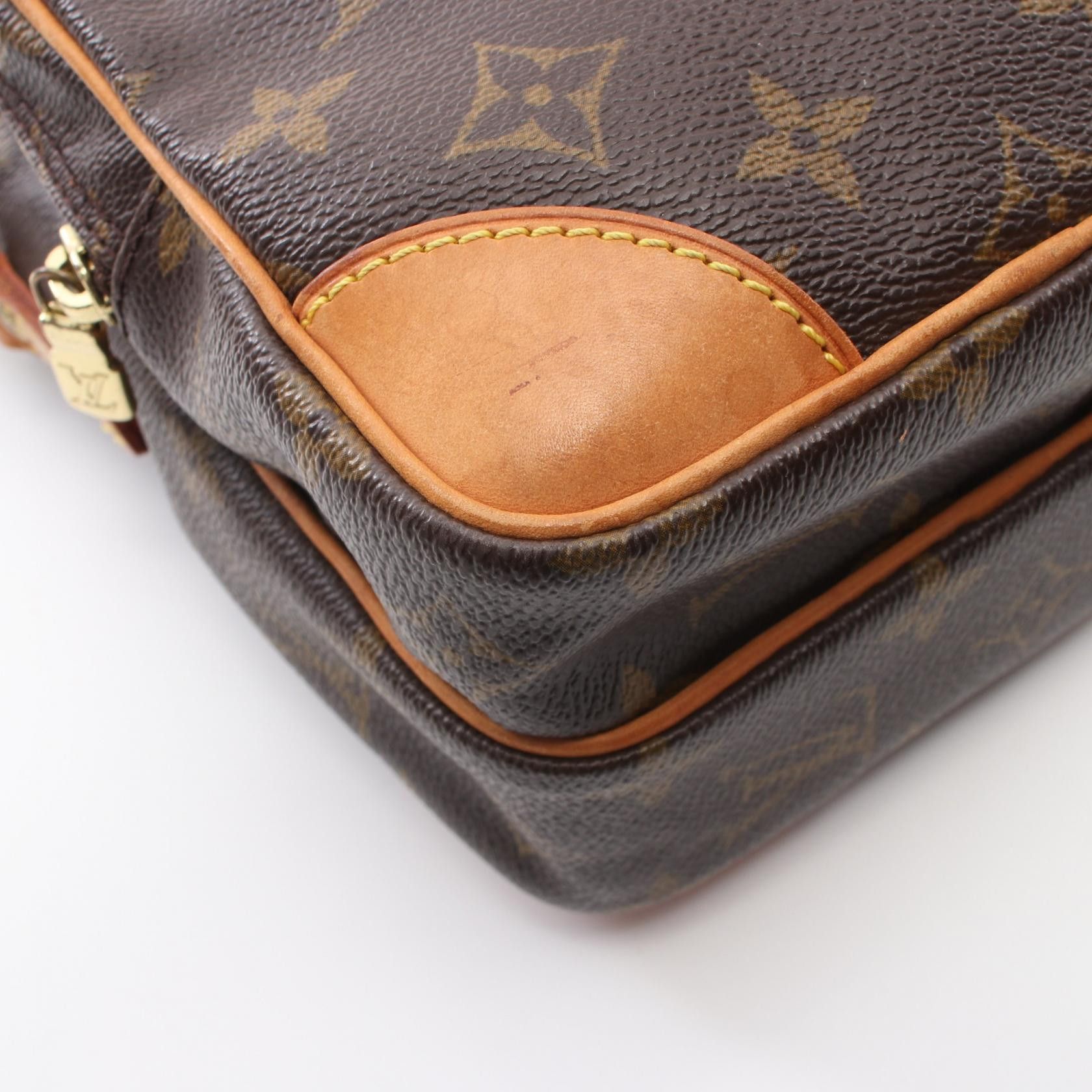 Louis Vuitton Louis Vuitton Amazon Monogram Shoulder Bag Leather Brown Size ONE SIZE - 8 Thumbnail