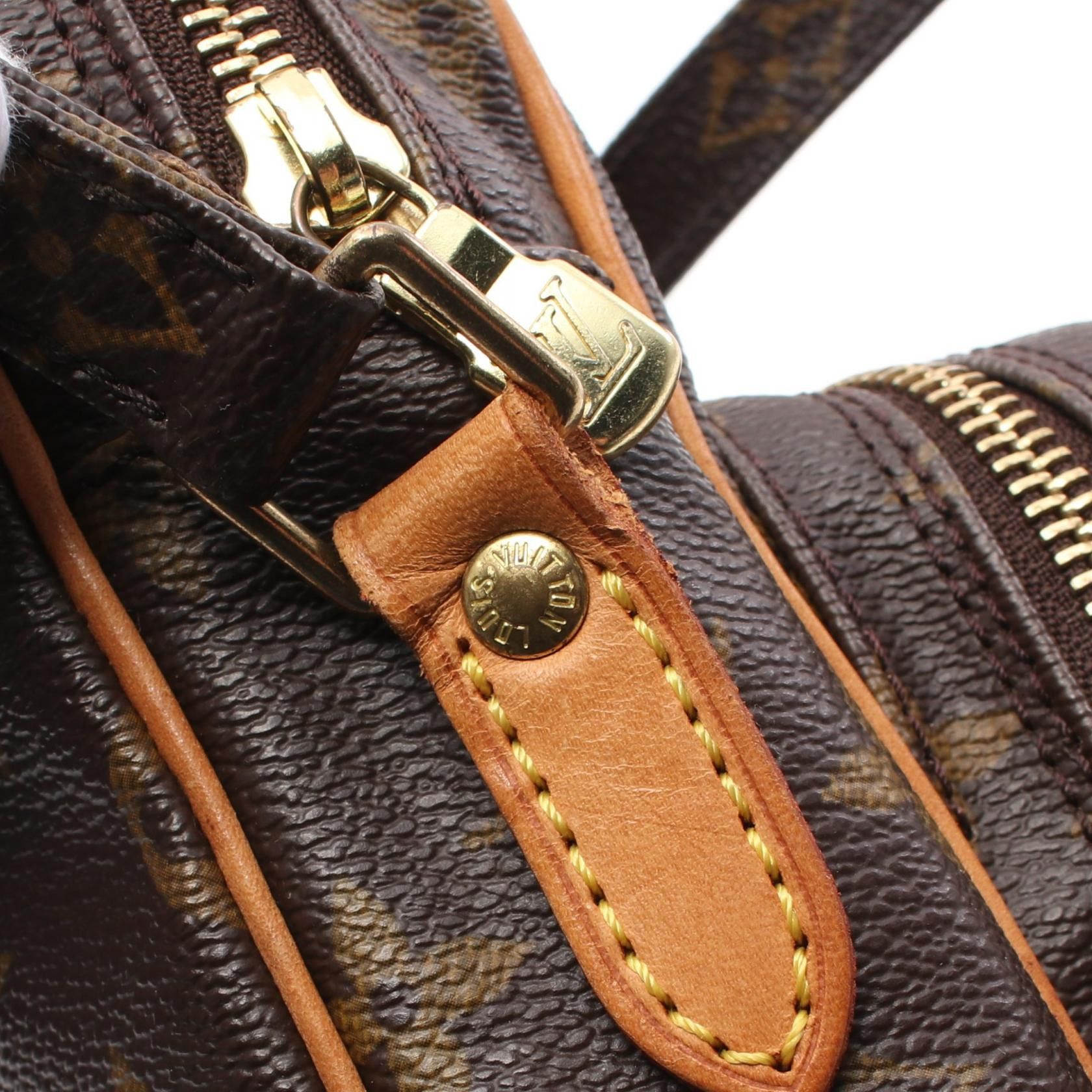 Louis Vuitton Louis Vuitton Amazon Monogram Shoulder Bag Leather Brown Size ONE SIZE - 13 Thumbnail