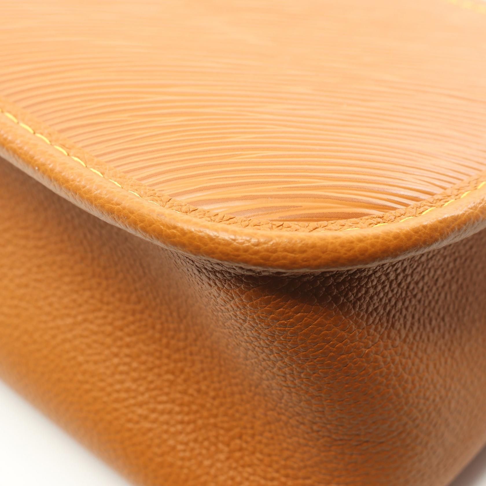 Louis Vuitton Louis Vuitton Busi Nm Epi Goldmiel Shoulder Bag Leather Light Brown Size ONE SIZE - 7 Thumbnail