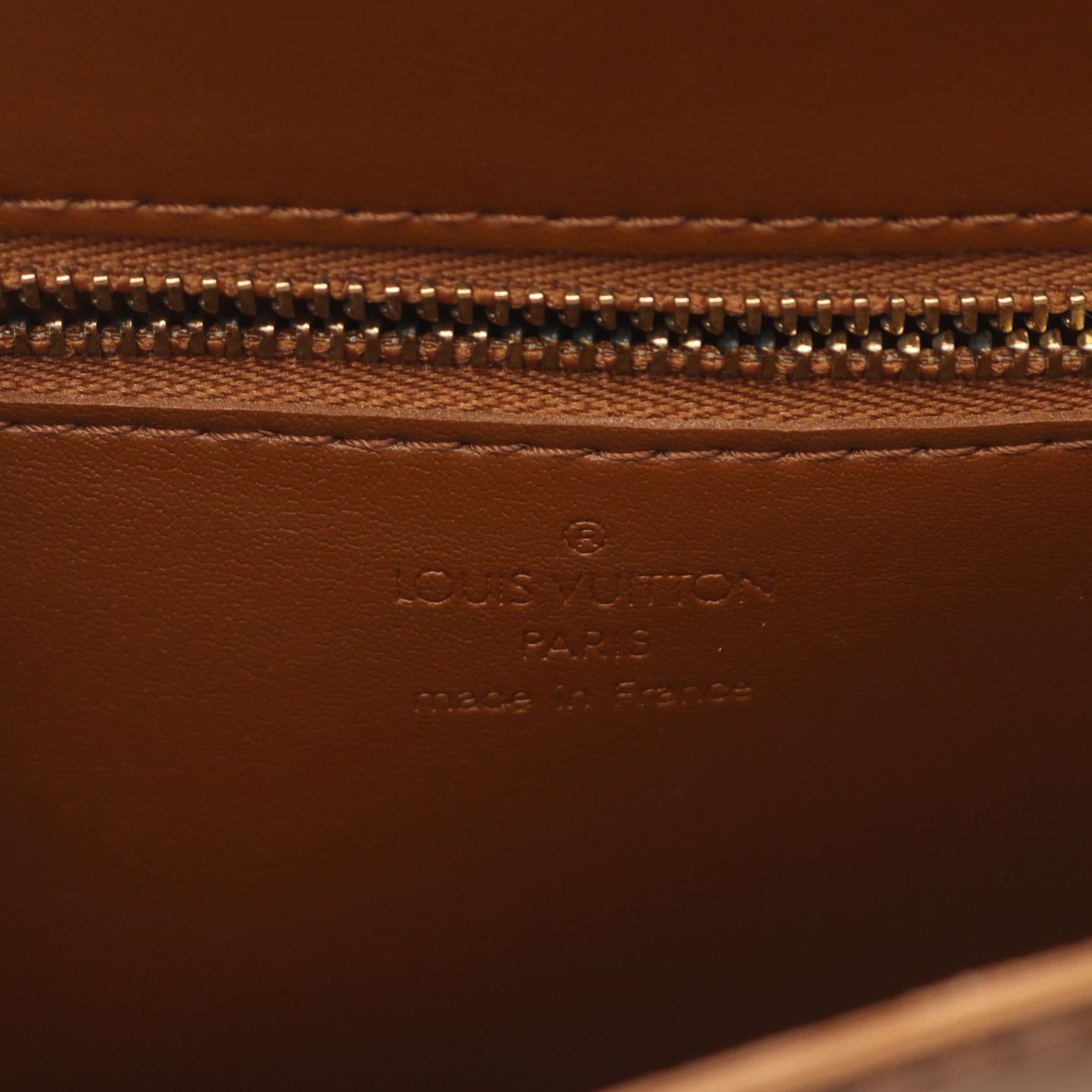 Louis Vuitton Louis Vuitton Christie Gm Monogram Vernis Shoulder Bag Leather Brown Size ONE SIZE - 4 Thumbnail