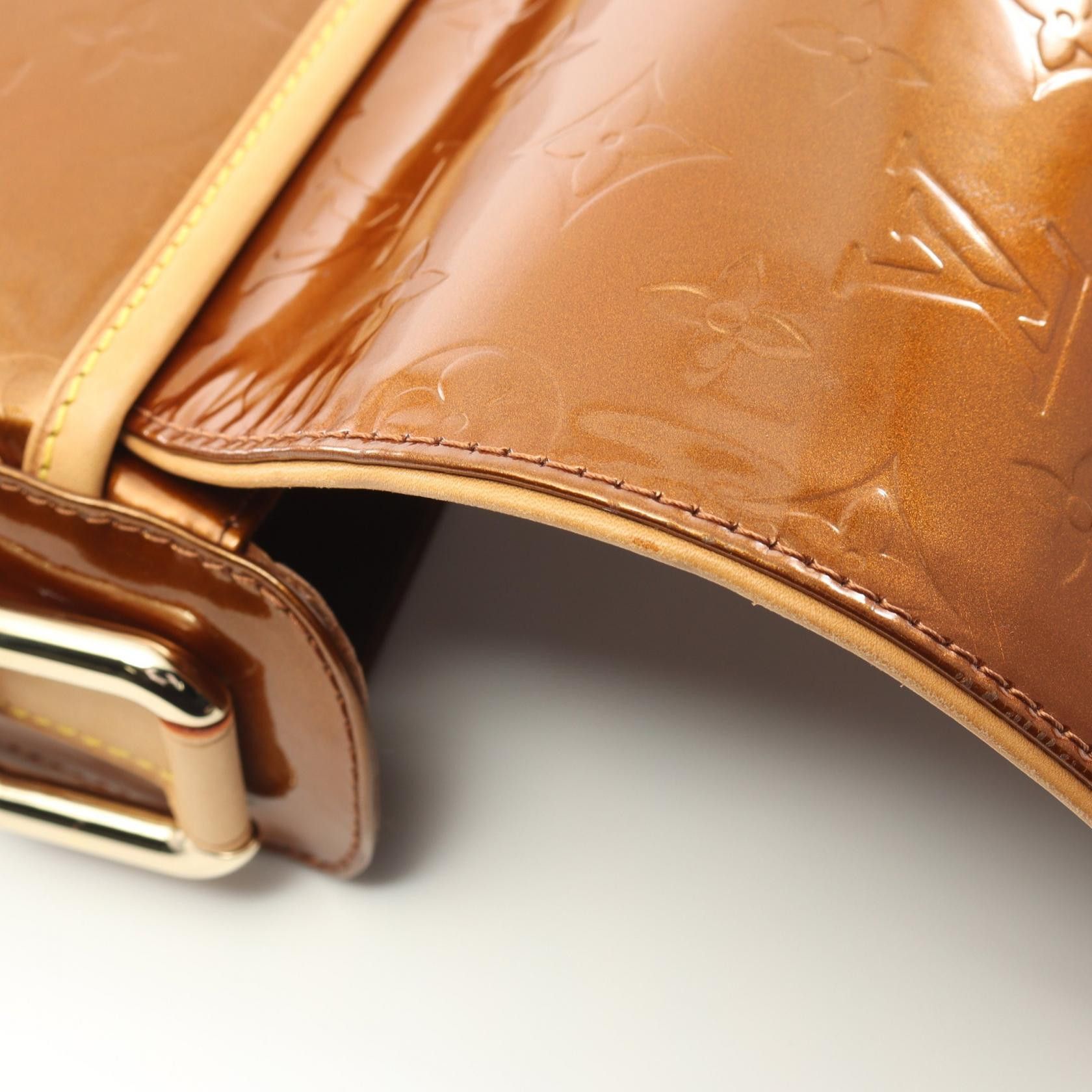 Louis Vuitton Louis Vuitton Christie Gm Monogram Vernis Shoulder Bag Leather Brown Size ONE SIZE - 8 Thumbnail