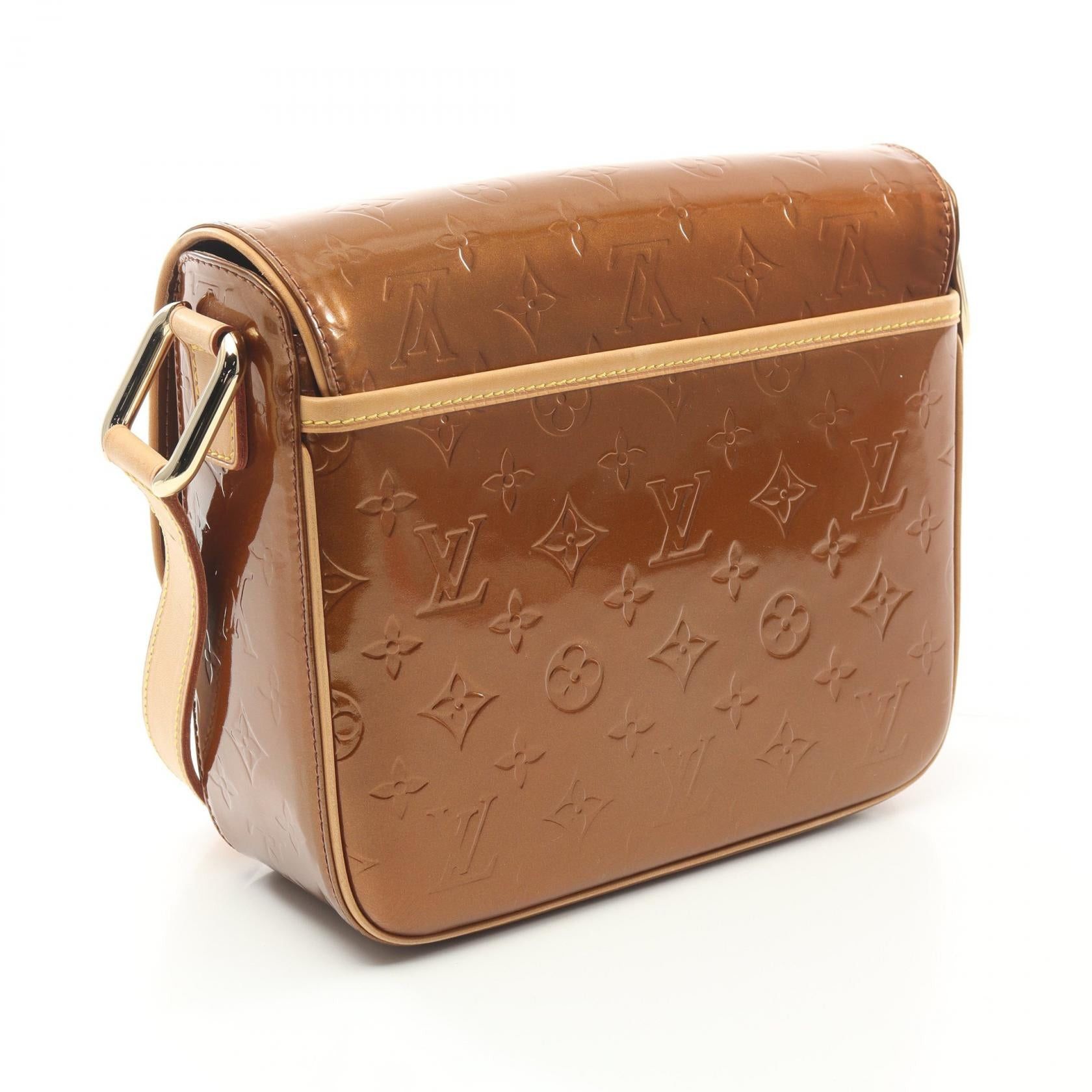 Louis Vuitton Louis Vuitton Christie Gm Monogram Vernis Shoulder Bag Leather Brown Size ONE SIZE - 2 Thumbnail