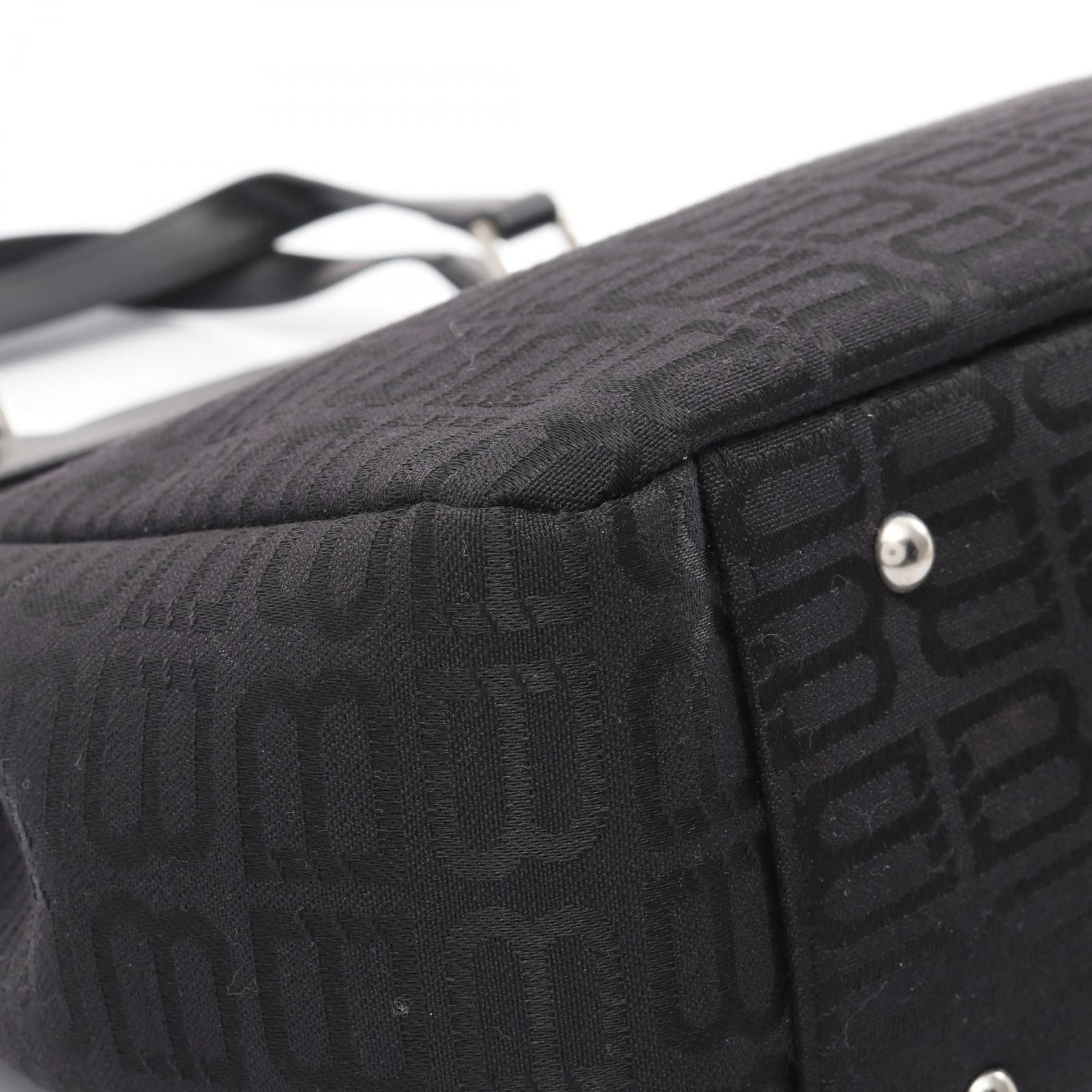 Balenciaga Balenciaga Bb Pattern Handbag Tote Bag Canvas Leather Black Size ONE SIZE - 6 Thumbnail