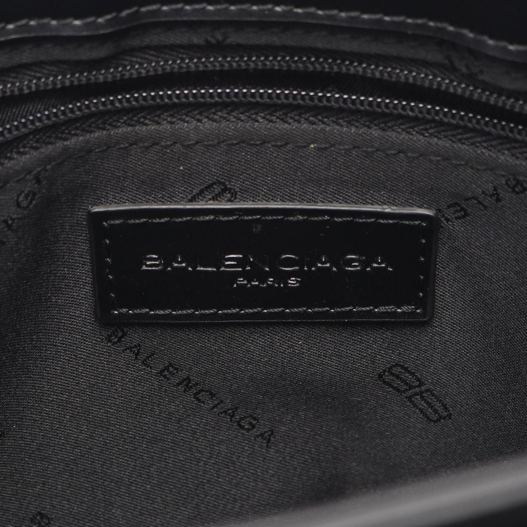Balenciaga Balenciaga Bb Pattern Handbag Tote Bag Canvas Leather Black Size ONE SIZE - 5 Thumbnail