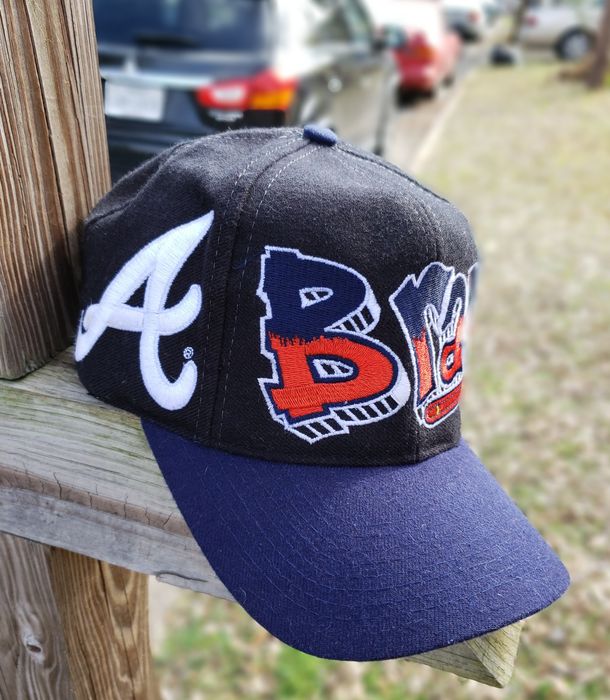 Vintage Atlanta Braves Graffiti Snapback Hat 