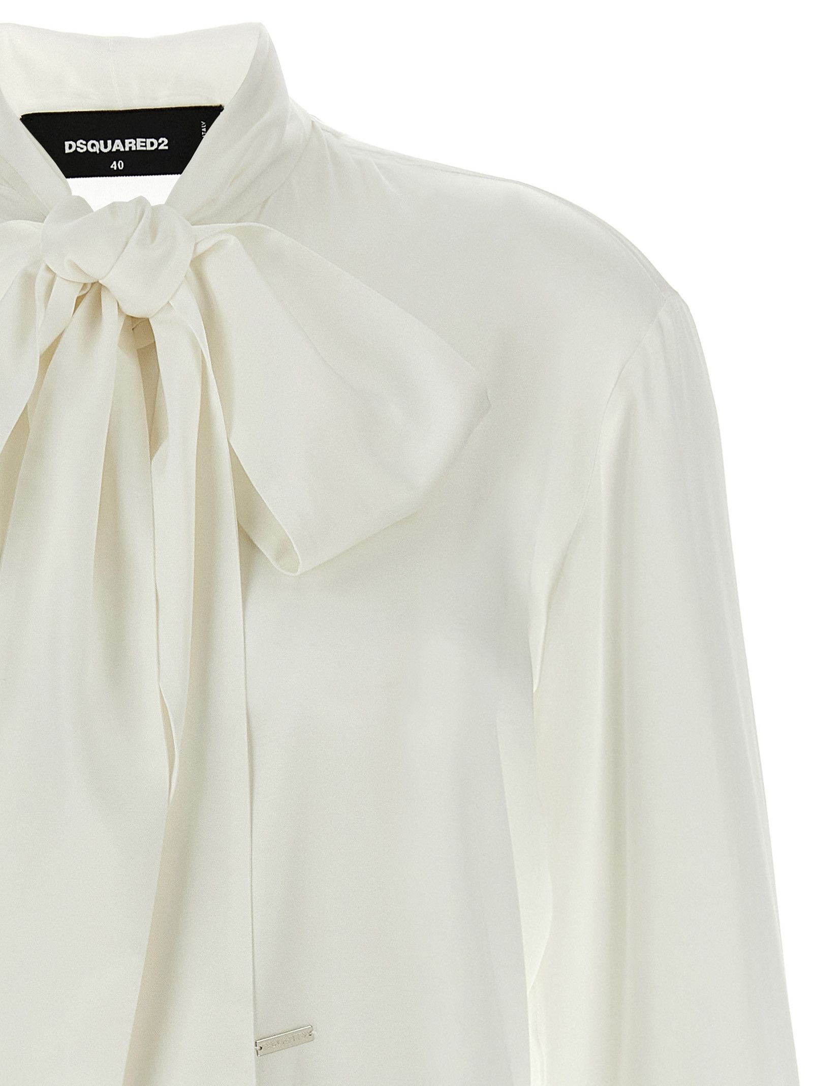 Dsquared2 'Paris Bow' Shirt Size M / US 6-8 / IT 42-44 - 3 Thumbnail