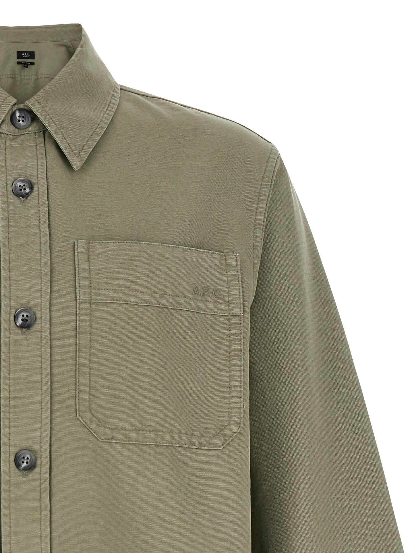 A.P.C. Logo Embroidery Shirt Size US XL / EU 56 / 4 - 3 Thumbnail
