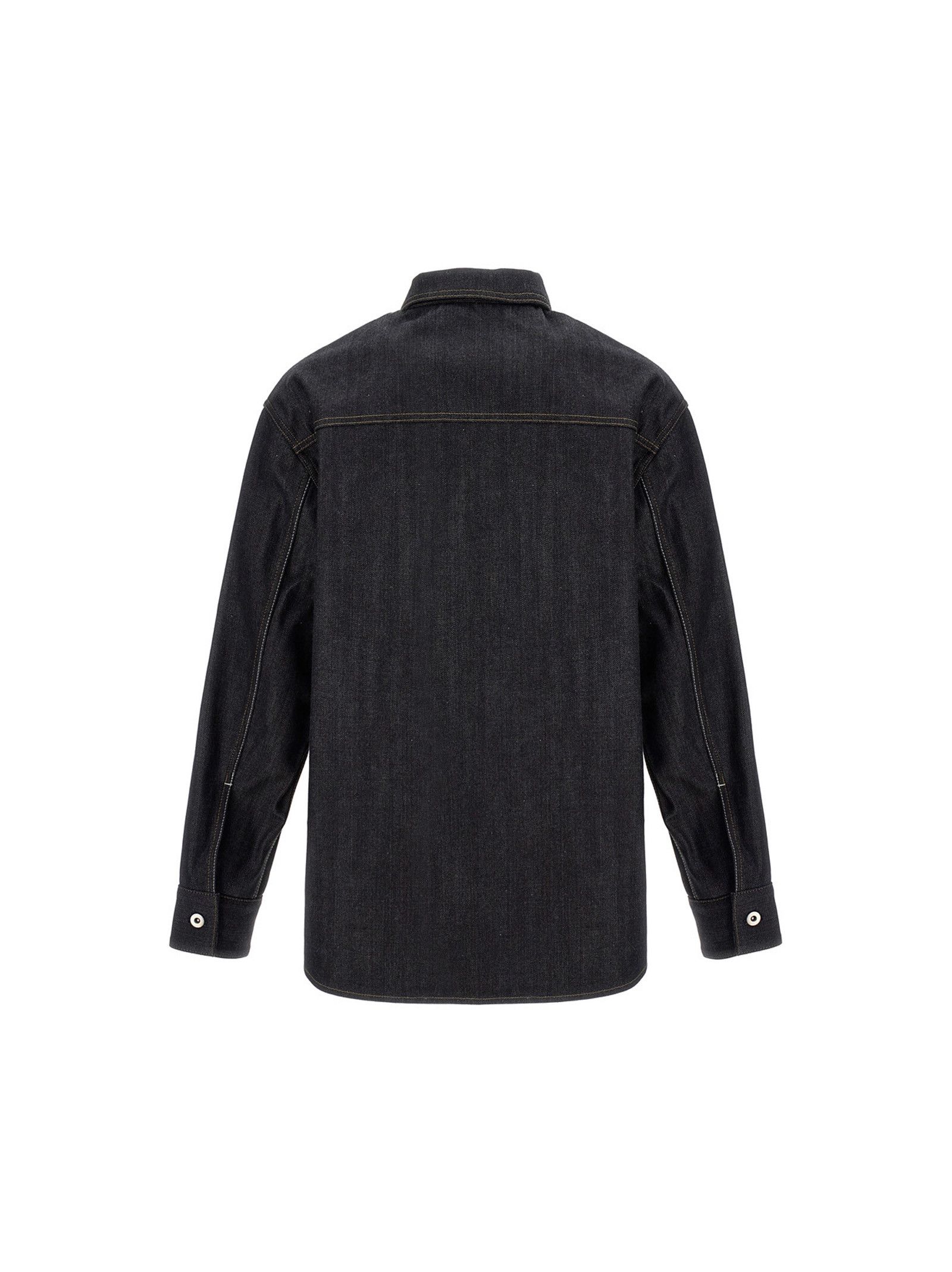Jil Sander Denim Overshirt Size US L / EU 52-54 / 3 - 2 Thumbnail