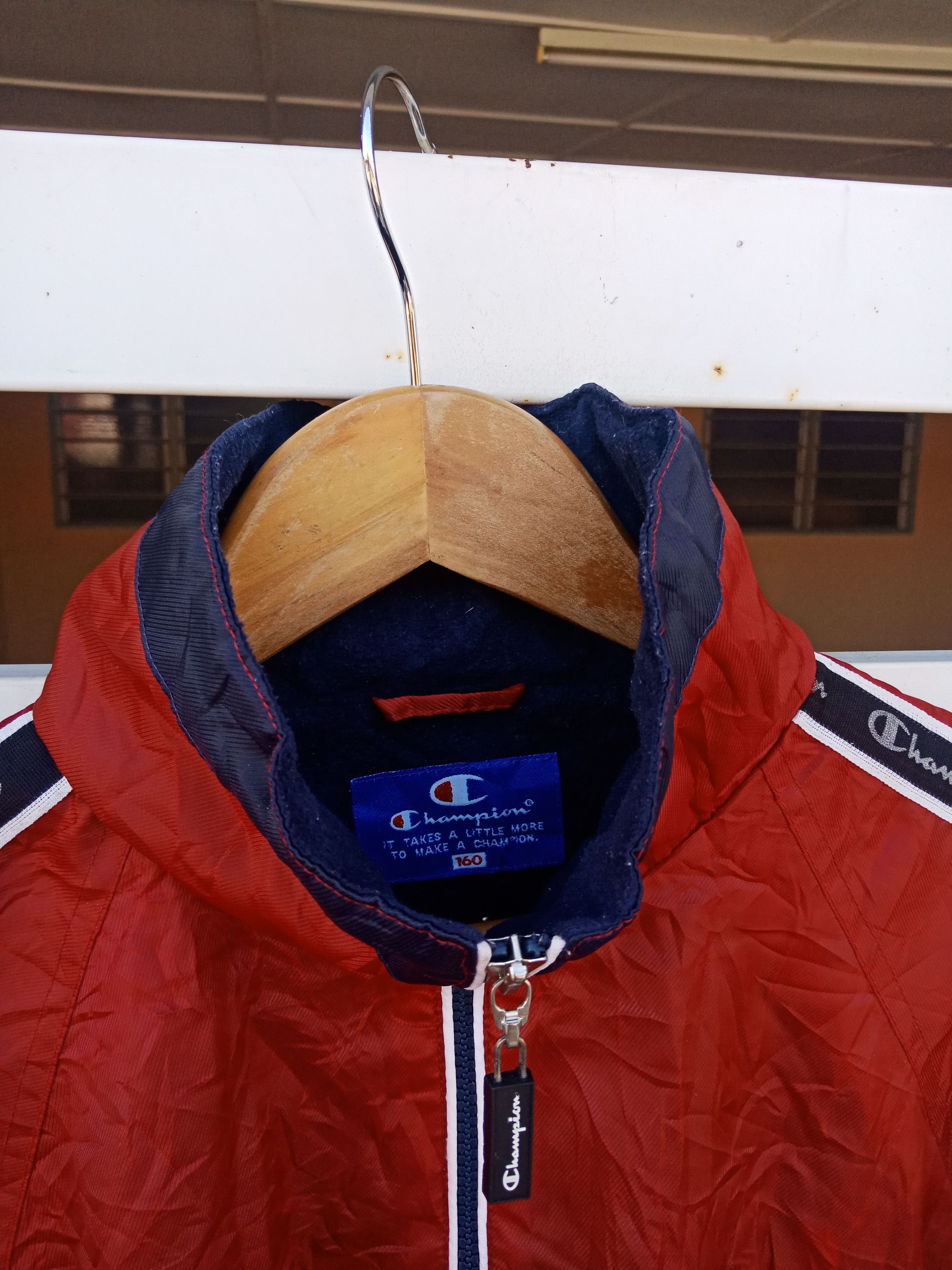 Champion Champion Side Tap Spell Out Big Logo Light Jacket Size US M / EU 48-50 / 2 - 8 Thumbnail